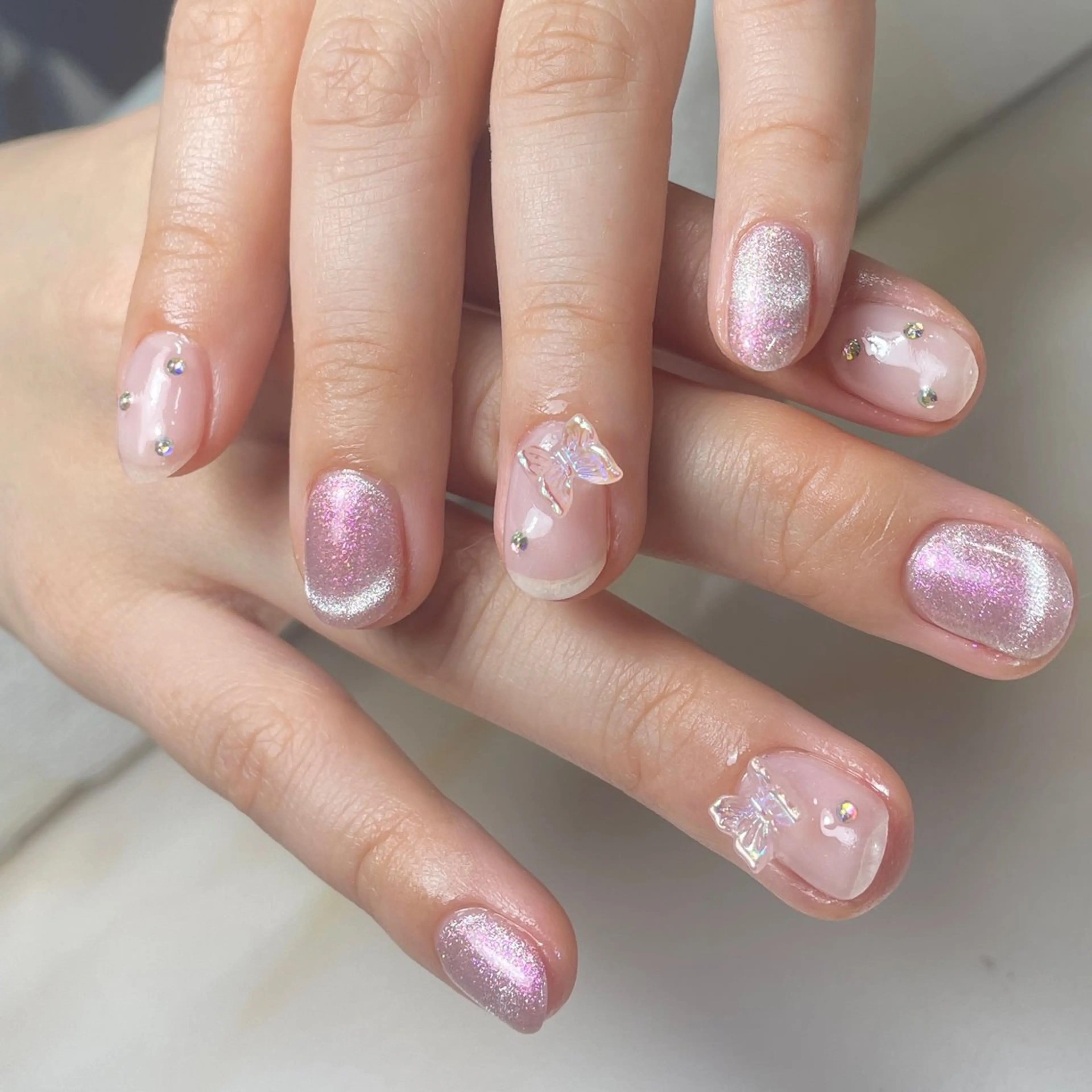 ネイル アートネイル フレンチネイル ジェルネイル グラデーション 韓国ネイル ハンドネイル 久保田 マリコのネイルデザイン