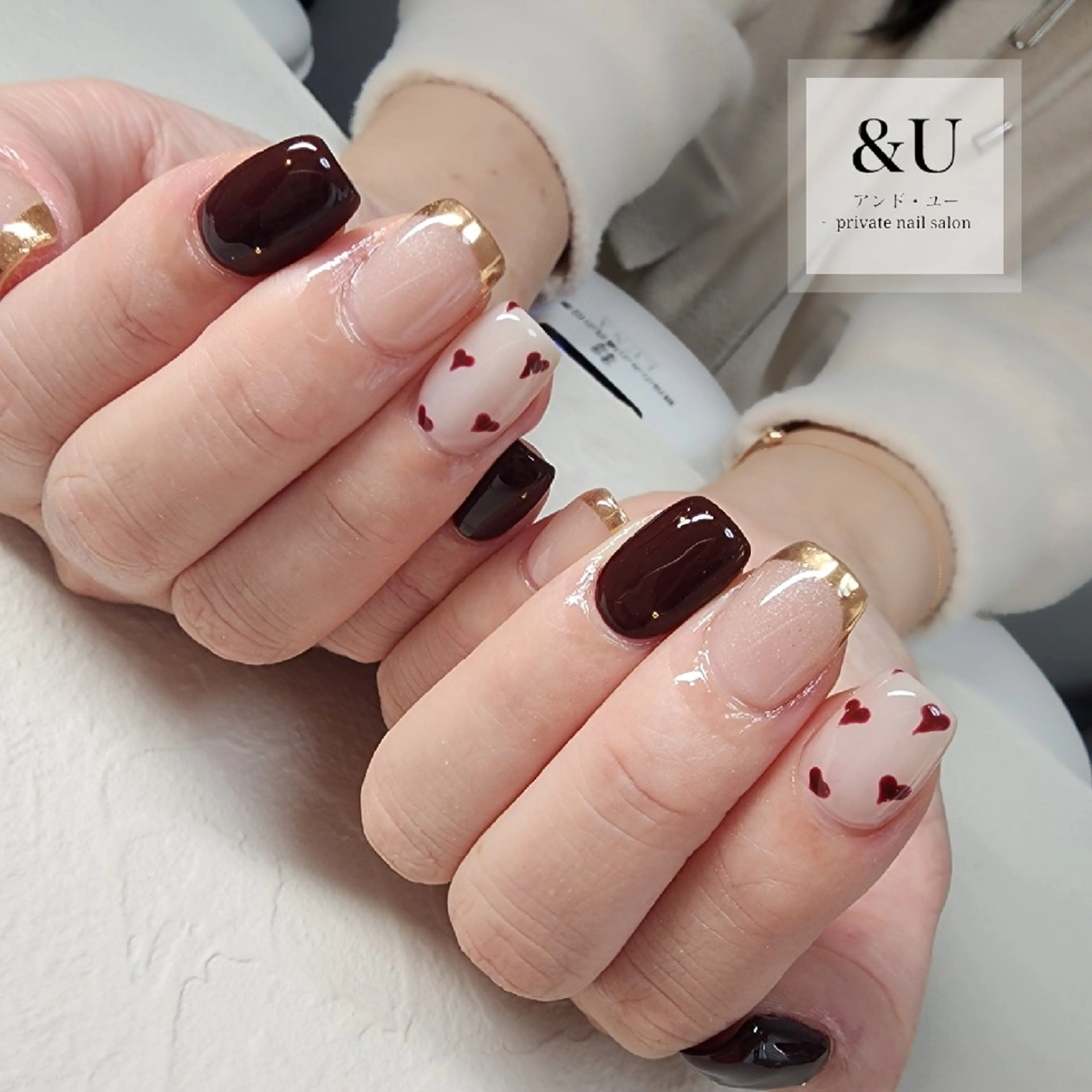 ネイル 持ち込み ハンドネイル &U (アンド・ユー)のネイルデザイン