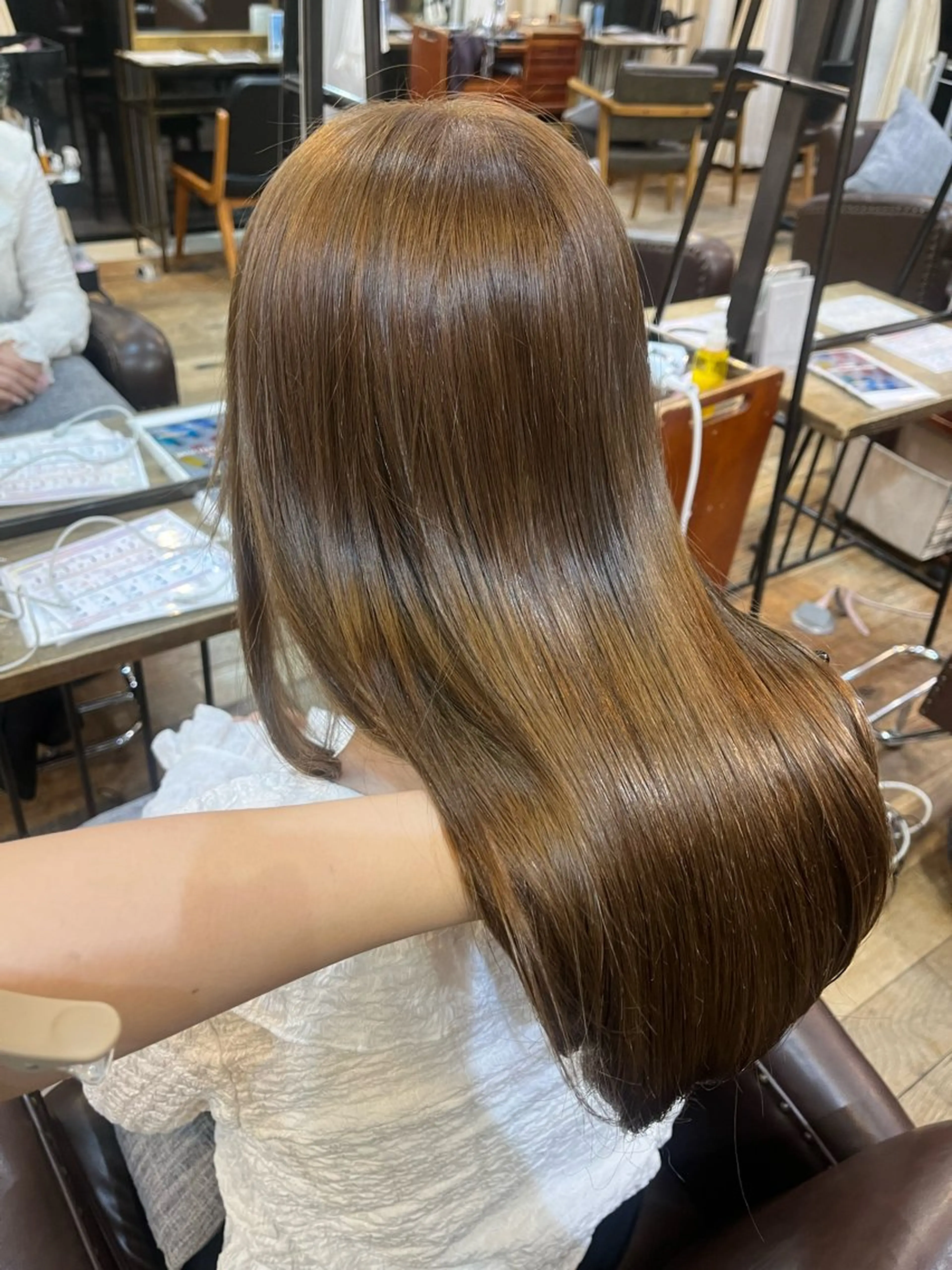カラー 東茉央/ブリーチ リタッチ🧸銀座のヘアスタイル