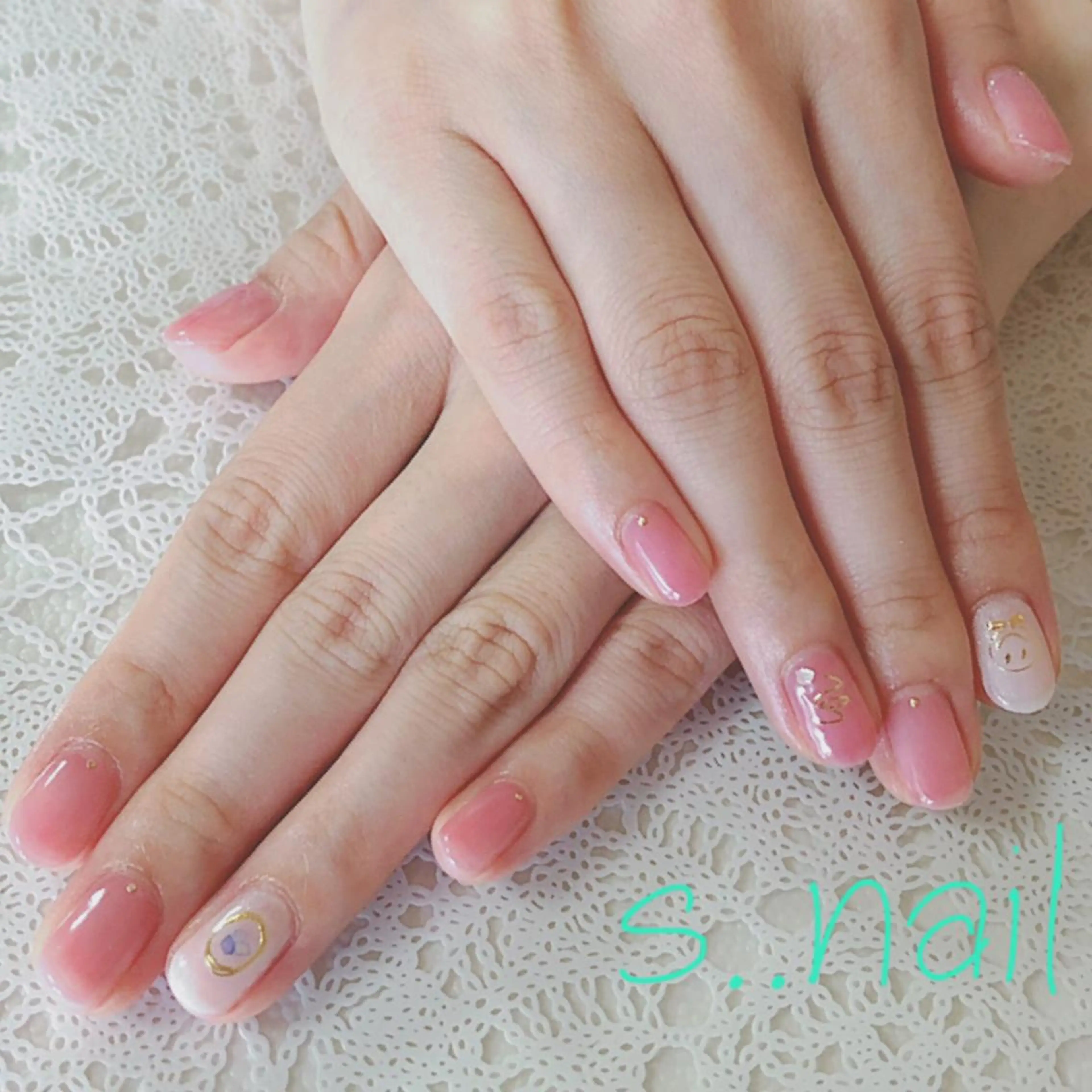 ネイル ピンク シンプルネイル ハンドネイル フットネイル s..nail / MORITAのネイルデザイン