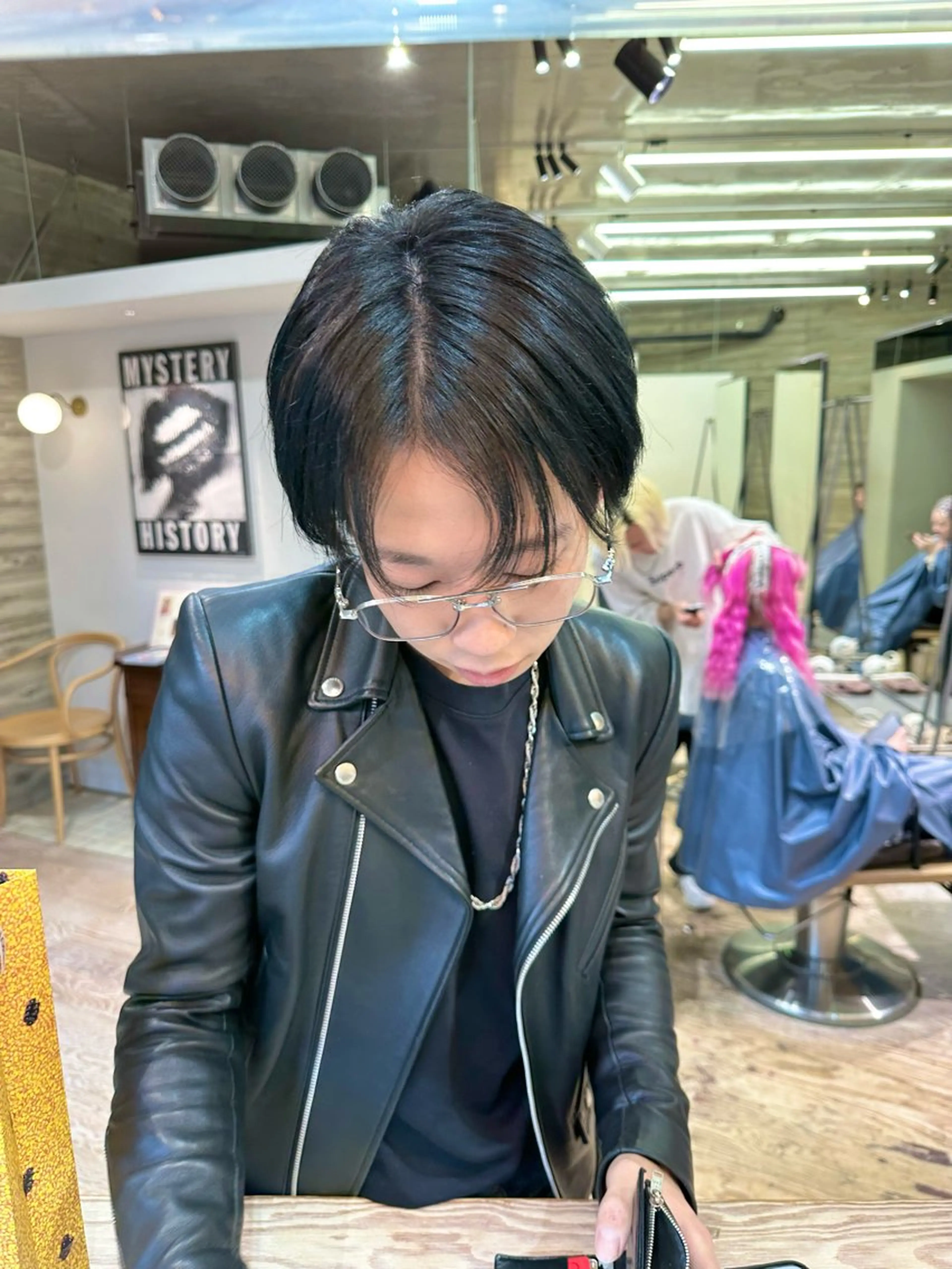 ショート カラー メンズ カット ヘアカラー トリートメント kai .のヘアスタイル