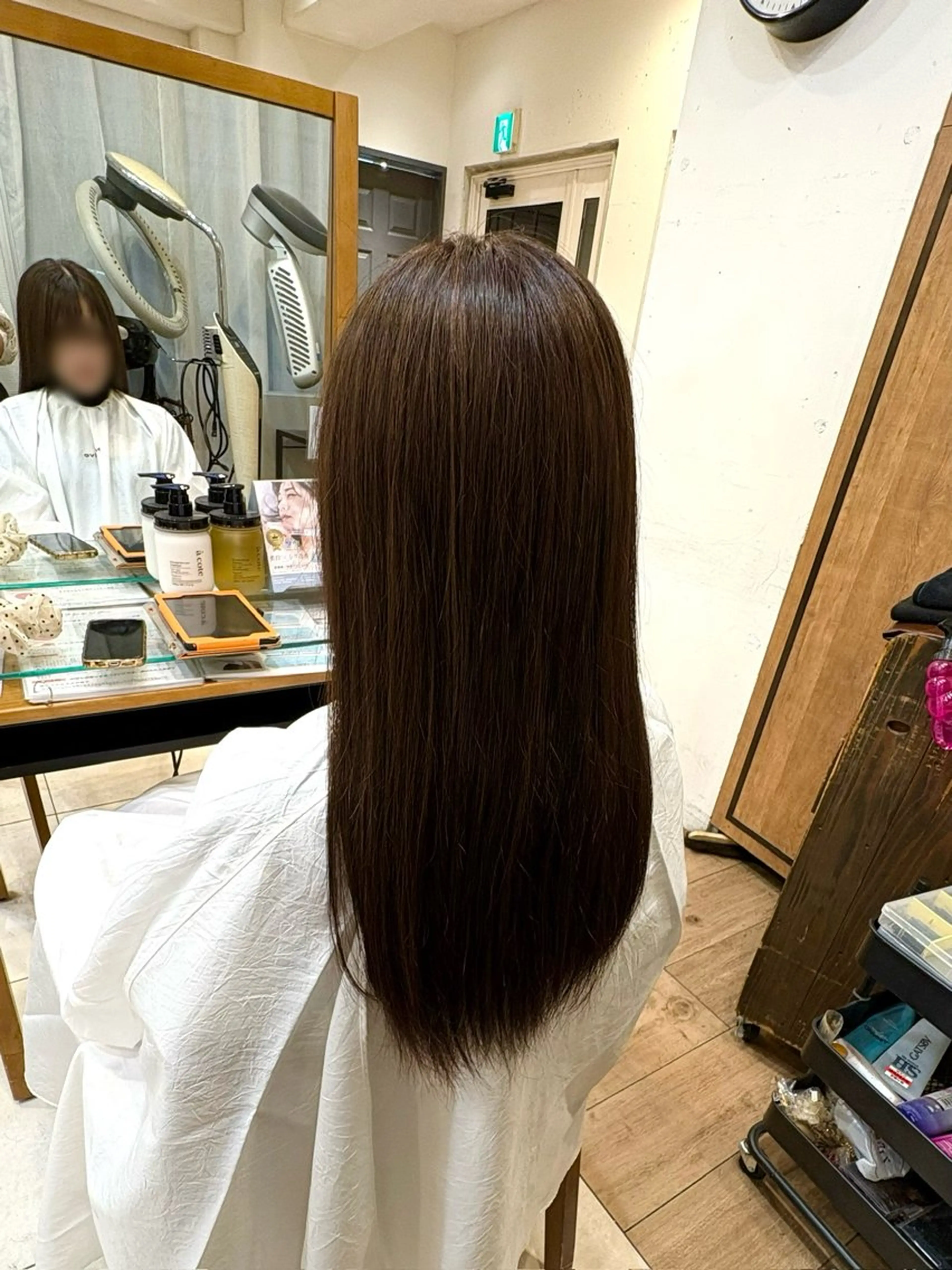 ロング ロング 縮毛矯正 トリートメント 🐈‍⬛なおカラーモ デル様募集中🎀のヘアスタイル