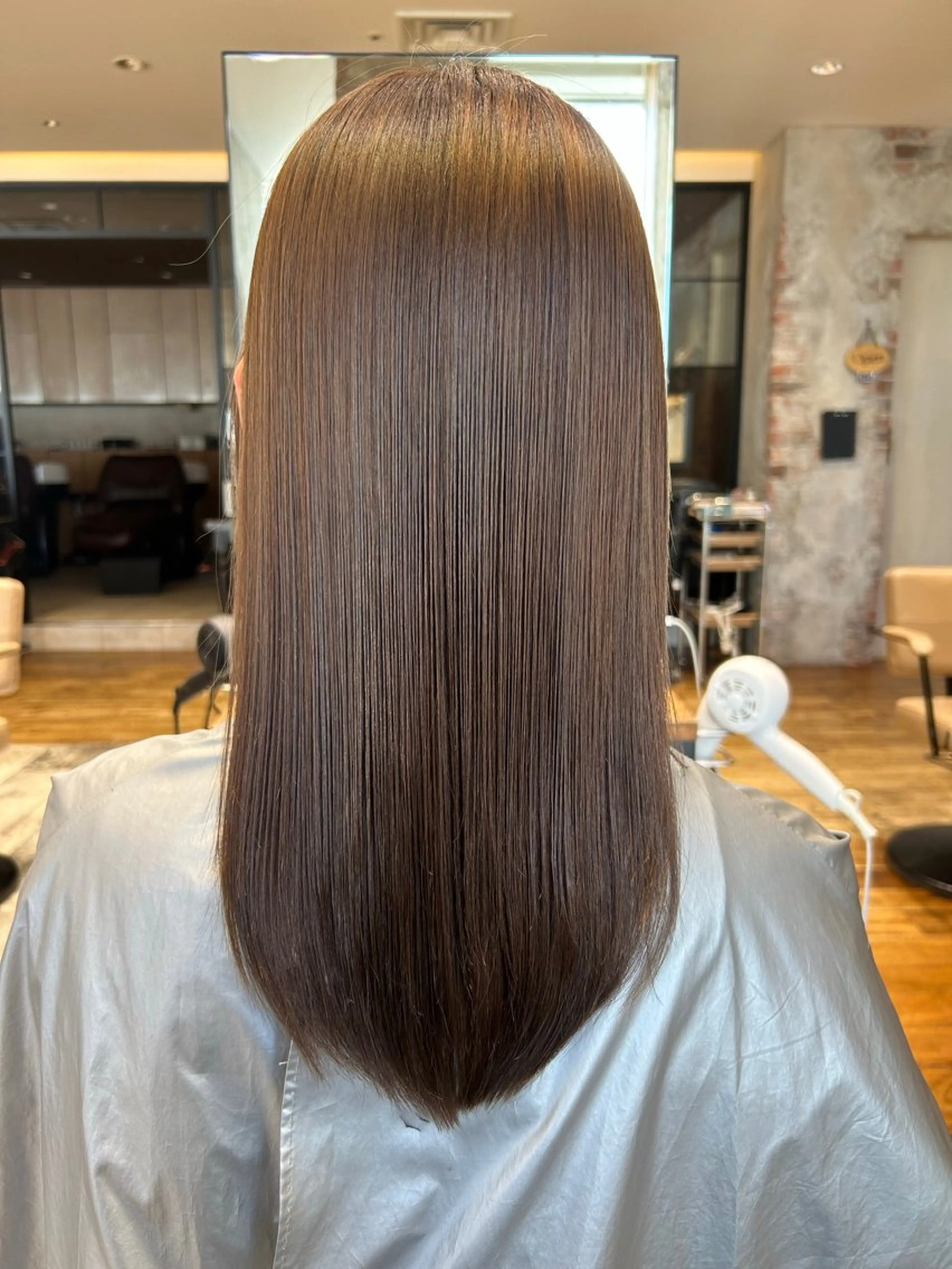 セミロング カラー レイヤーカット カット ヘアカラー トリートメント 新宿✨顔周りカット 韓国ヘア/坂本亜裟海のヘアスタイル