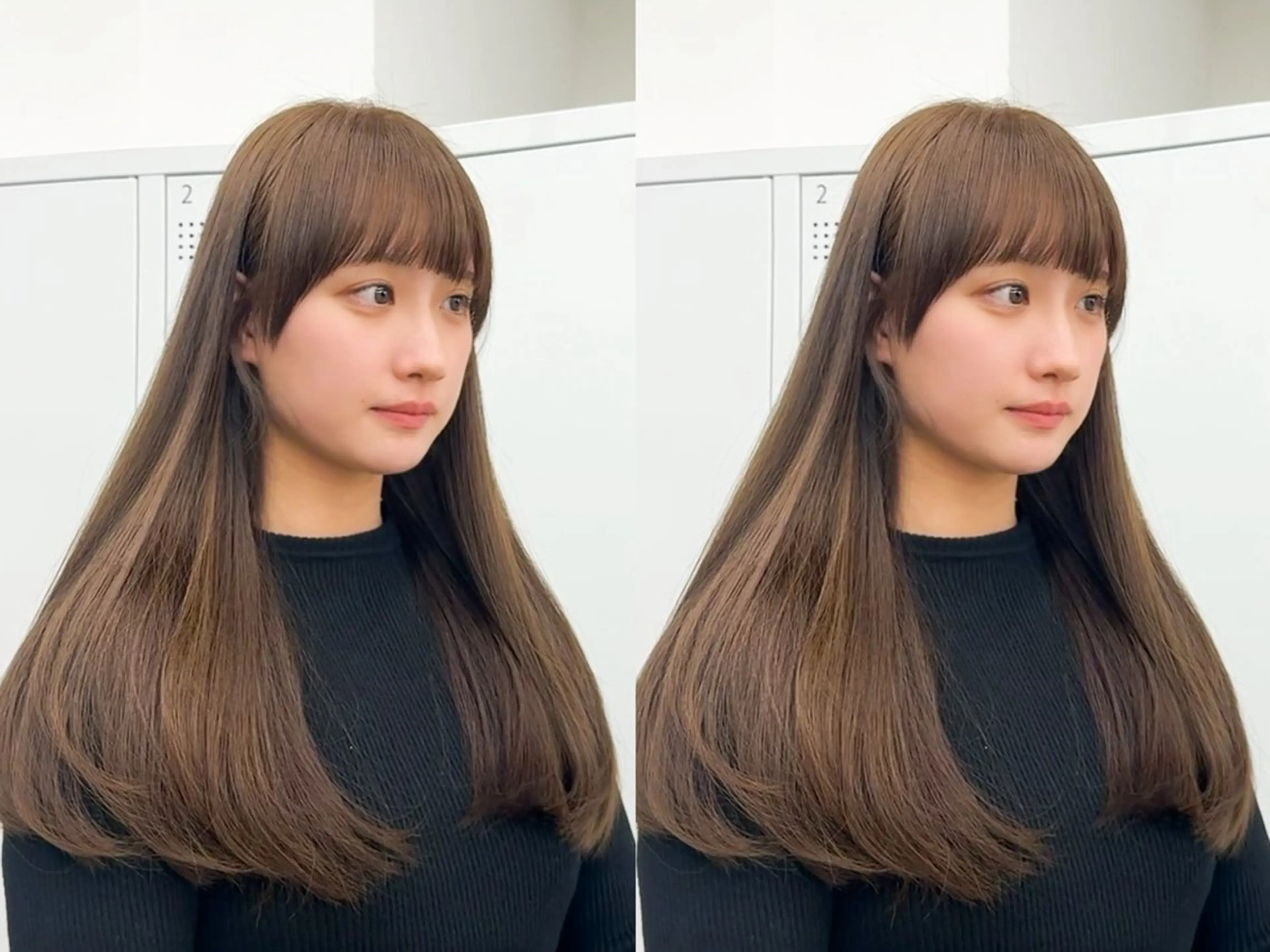 セミロング カット ショート/ボブ レイヤー/チヨノのヘアスタイル