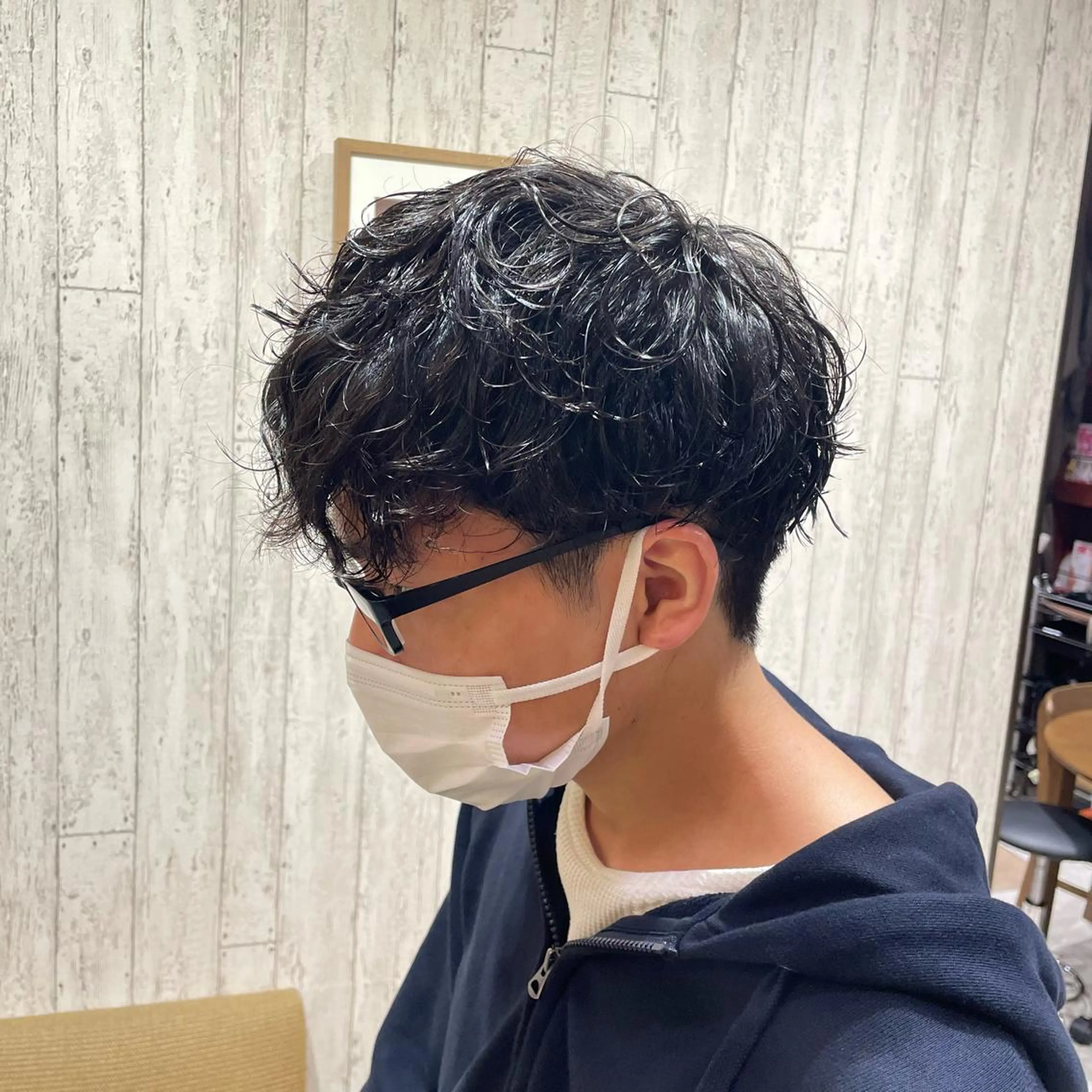 ショート パーマ メンズ メンズパーマ スパイラルパーマ ツイスパ/メンズ特化 🦋𝑺𝑶𝑵𝑬のヘアスタイル