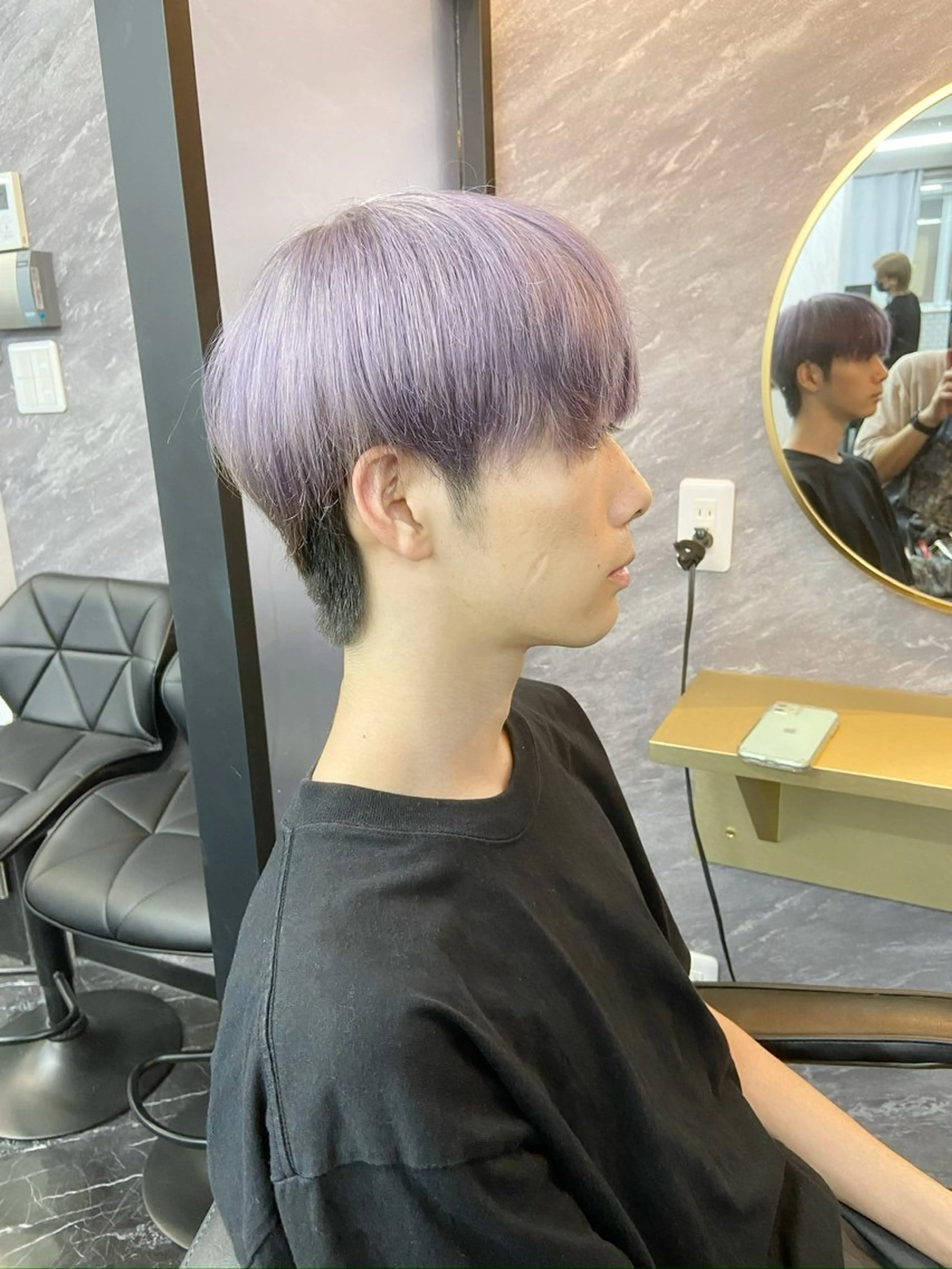 ショート カラー メンズ メンズハイトーン ハイトーンカラー ヘアカラー トリートメント メンズ特化/ マンツーマン/Ryuのヘアスタイル