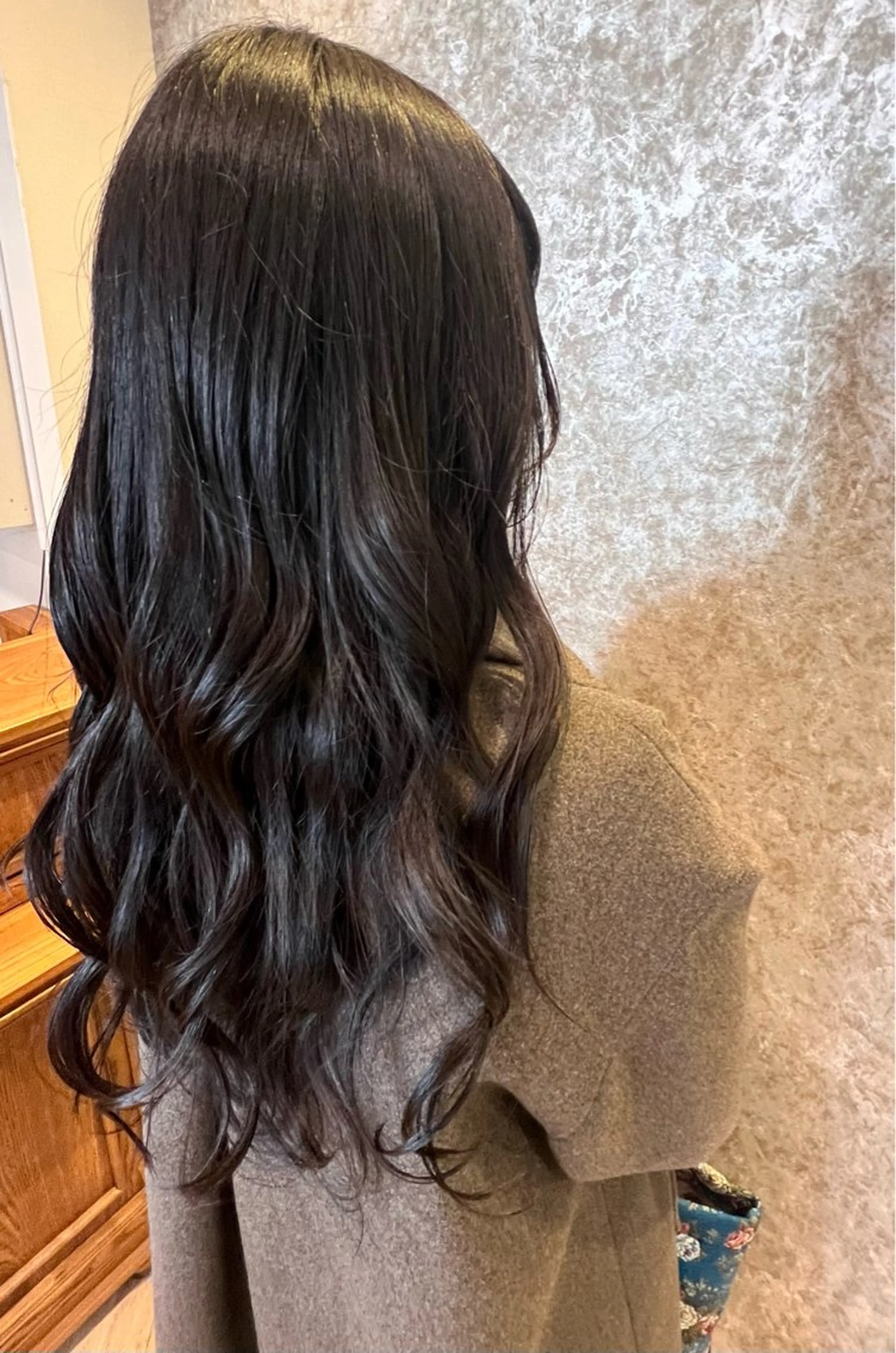 【人気NO.1✨ウルウル🩵🪼】カラー+HITA髪質改善トリートメントの写真