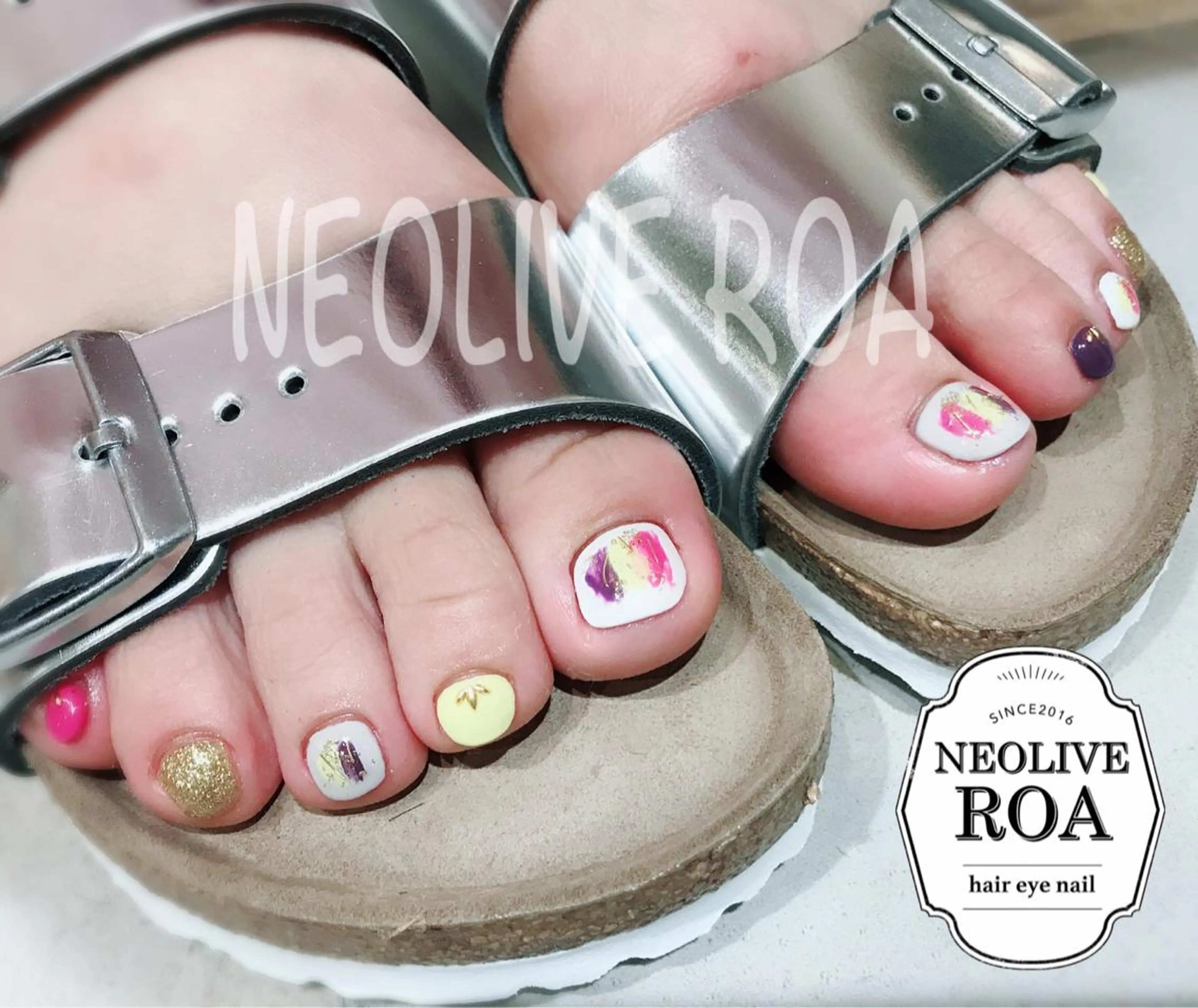 初回オフ無料!フットジェル★6本アートコースの写真