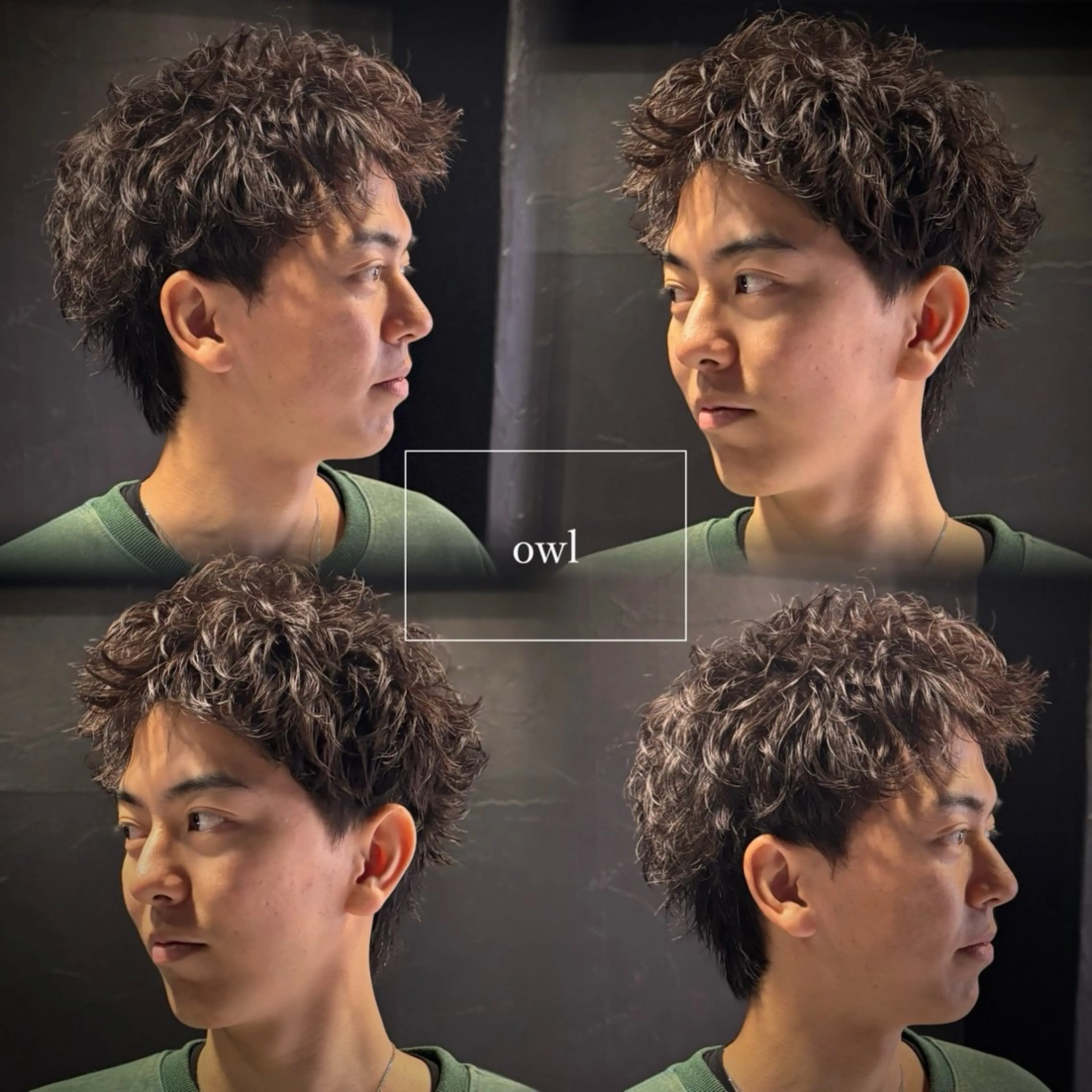 ショート パーマ メンズ カット パーマ スパイキーショート 心斎橋【戸兵吏駒】のヘアスタイル