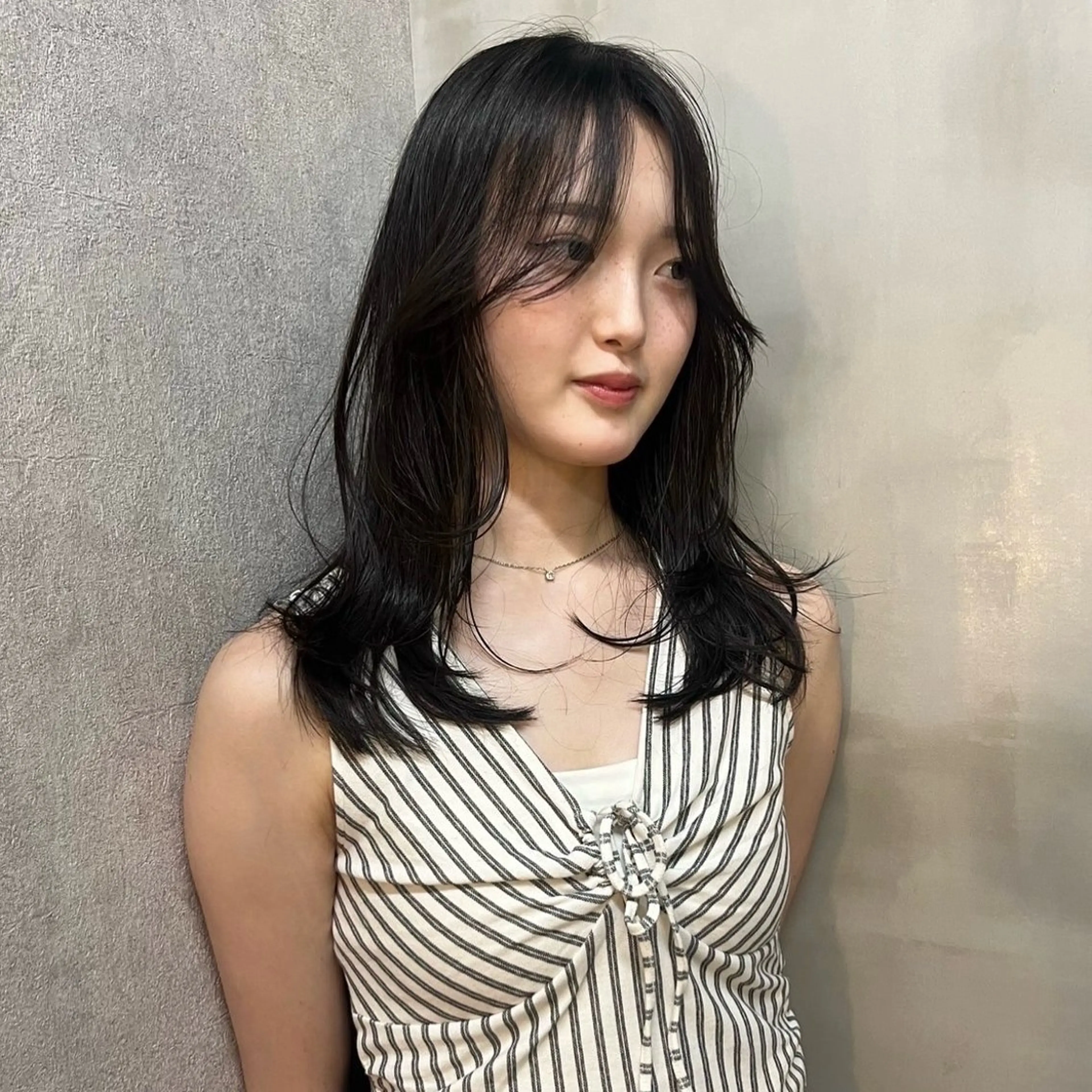 【土日祝限定!🎀】似合わせカット+透け感カラー+トリートメント+炭酸洗浄付き🏳️暗め透け感カラーや暖色系など💿の写真