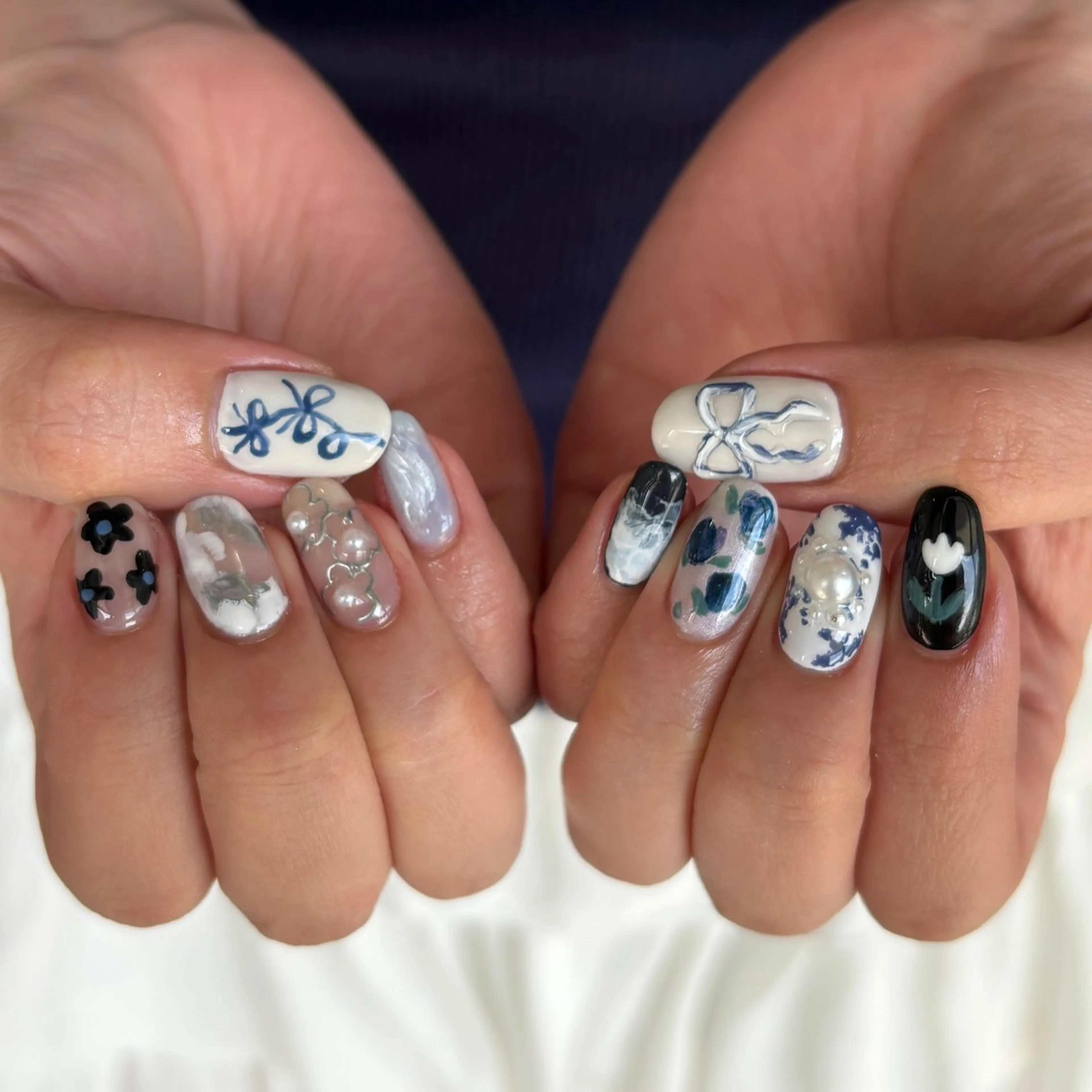 ネイル hinako /個性派ニュアンスのネイルデザイン