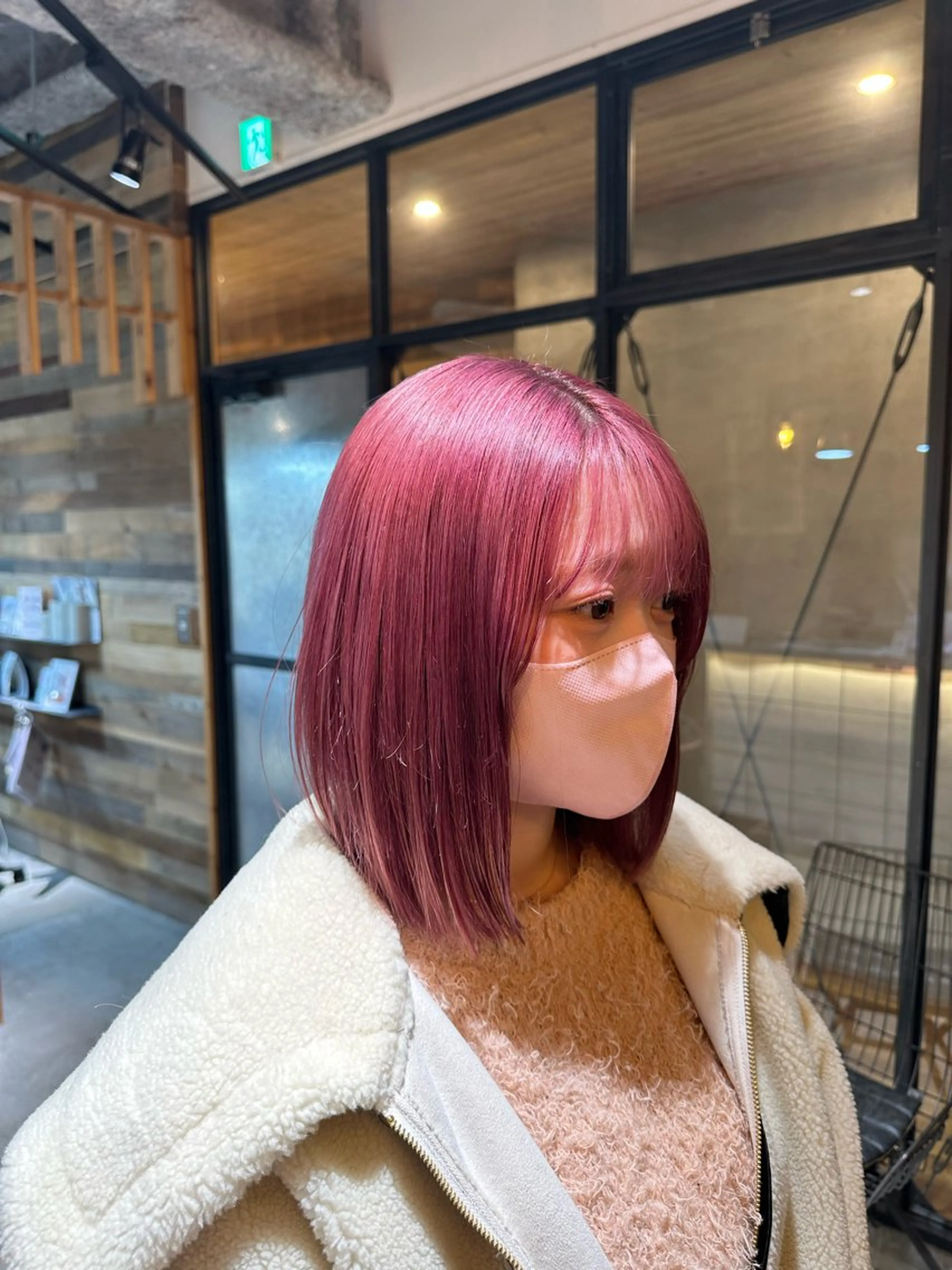 ミディアム カラー ラベンダーカラー ピンクカラー ピンクラベンダー ヘアカラー 溜一太／似合わせ/ メンズカットのヘアスタイル