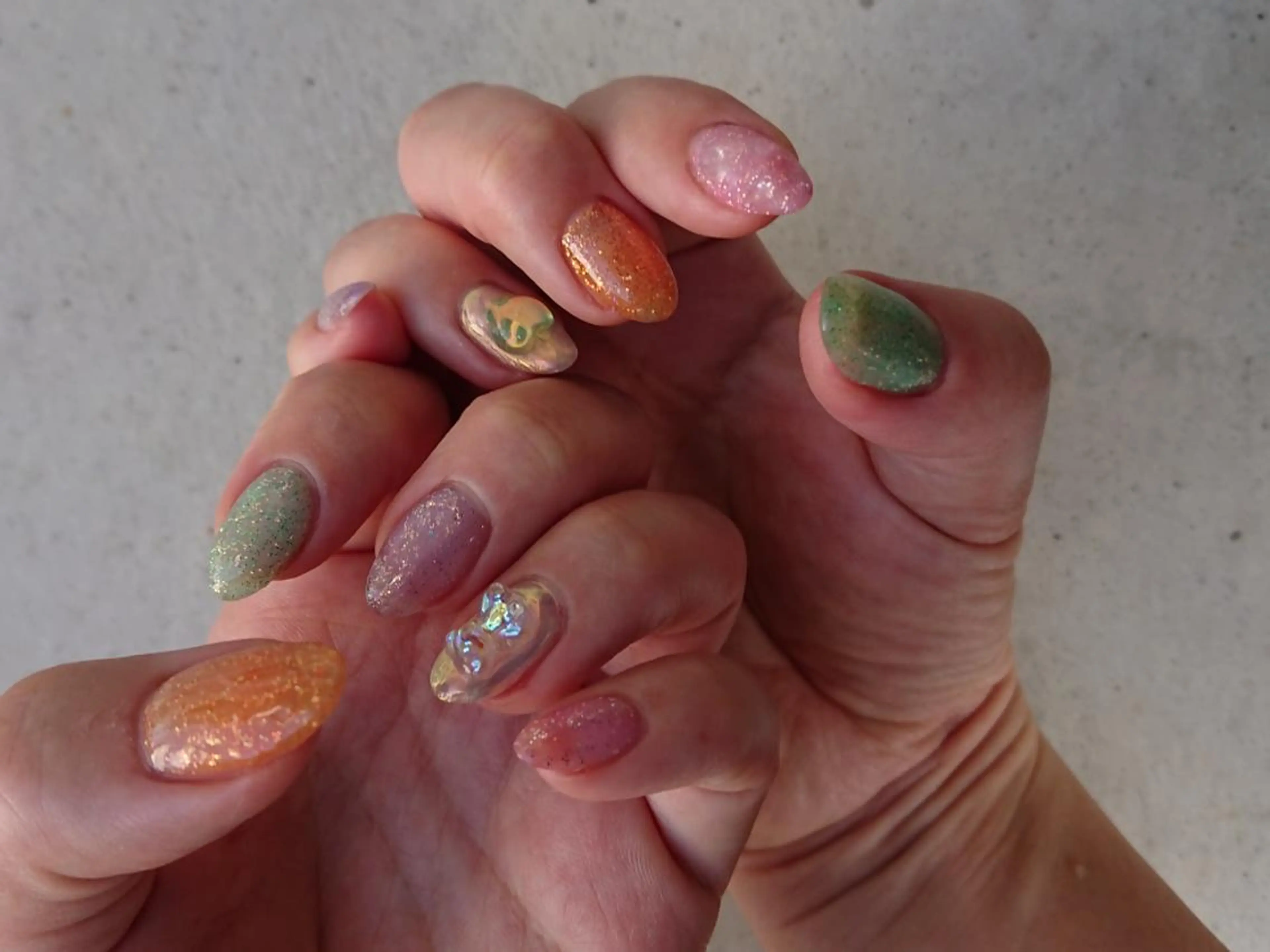 ネイル ハンドネイル shellnail さなえのネイルデザイン