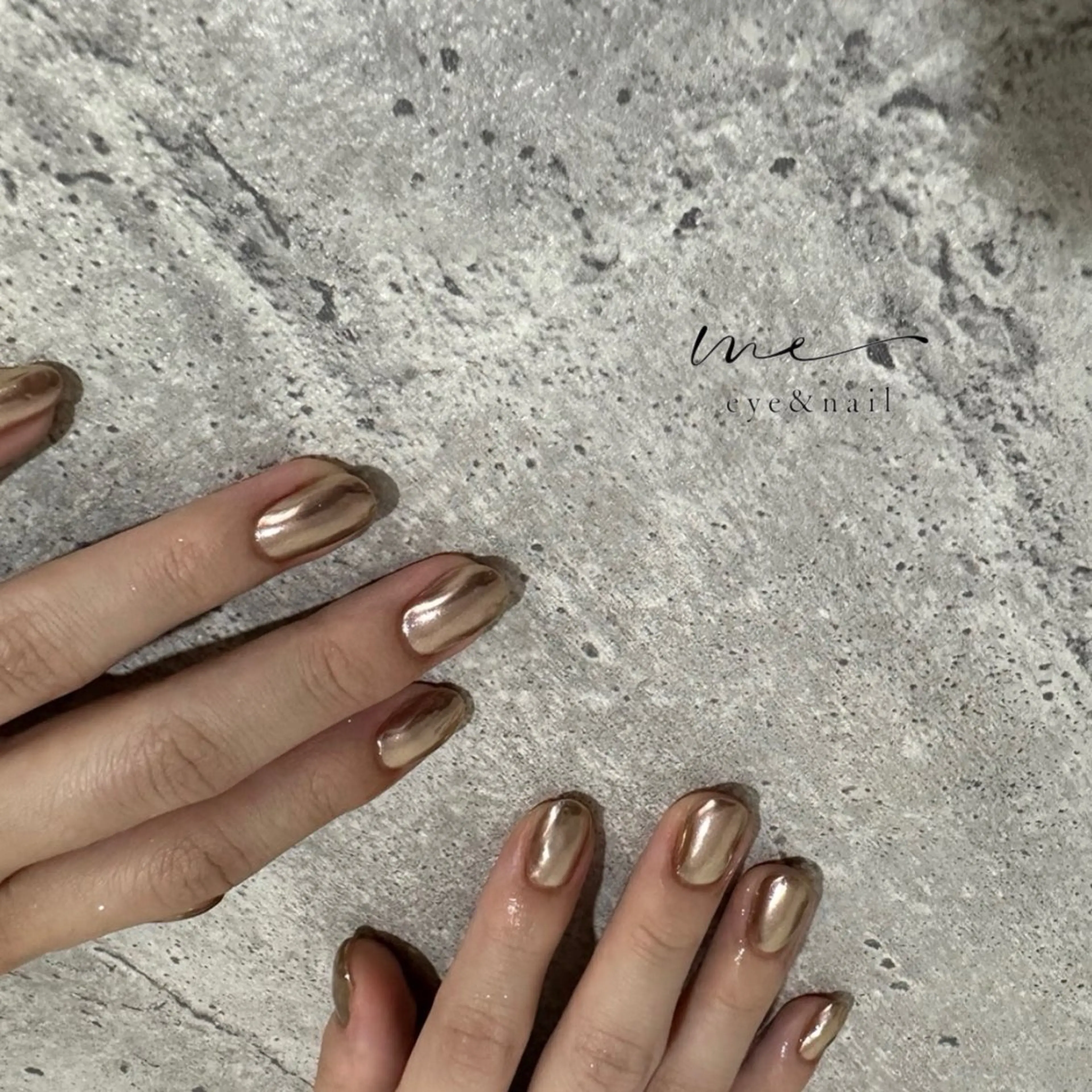 ネイル ミラーネイル シンプルネイル meeye&nail 【完全個室】のマツエク・マツパデザイン