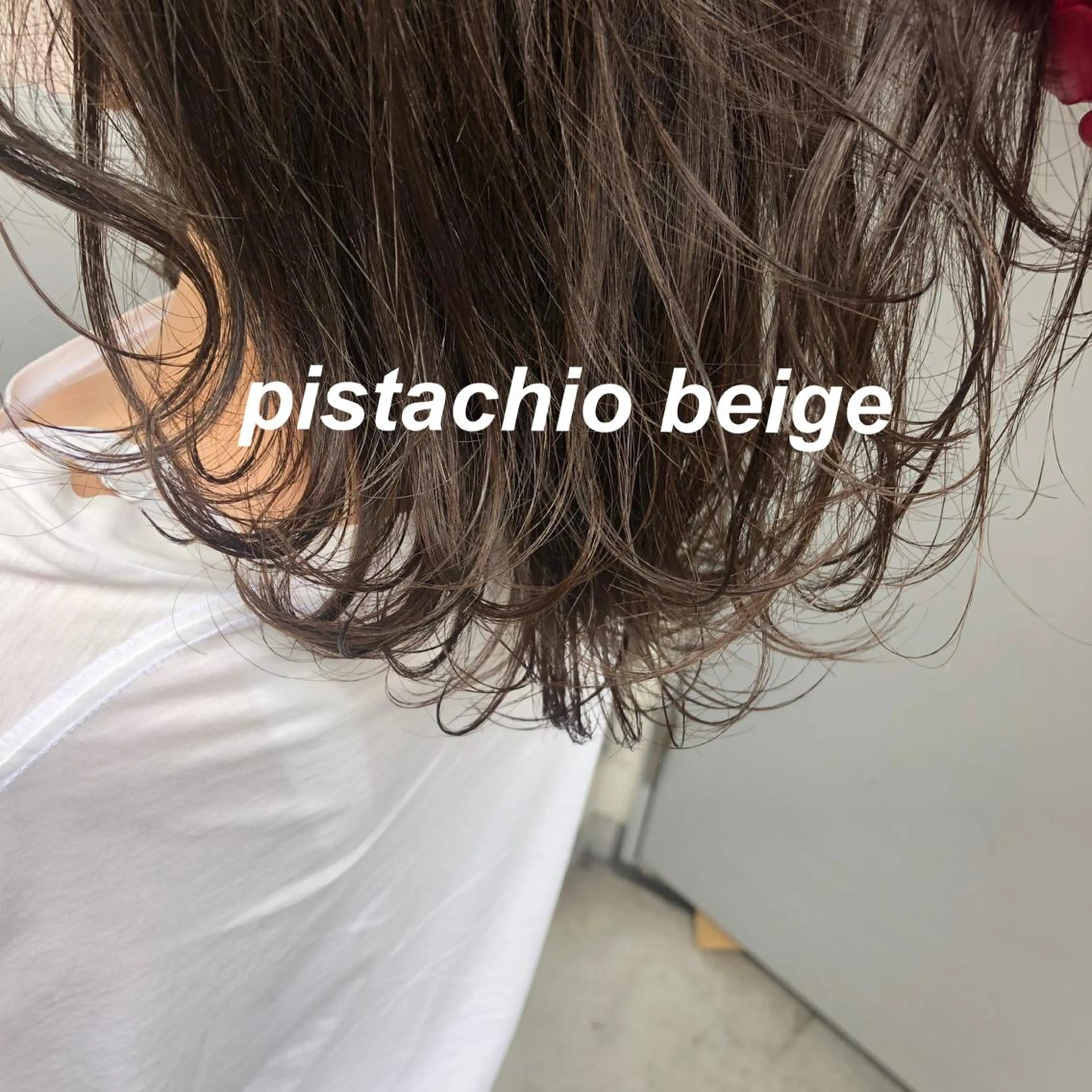 ミディアム ヘアカラー トリートメント ヘッドスパ レイヤーカット 韓国ヘアayameのヘアスタイル