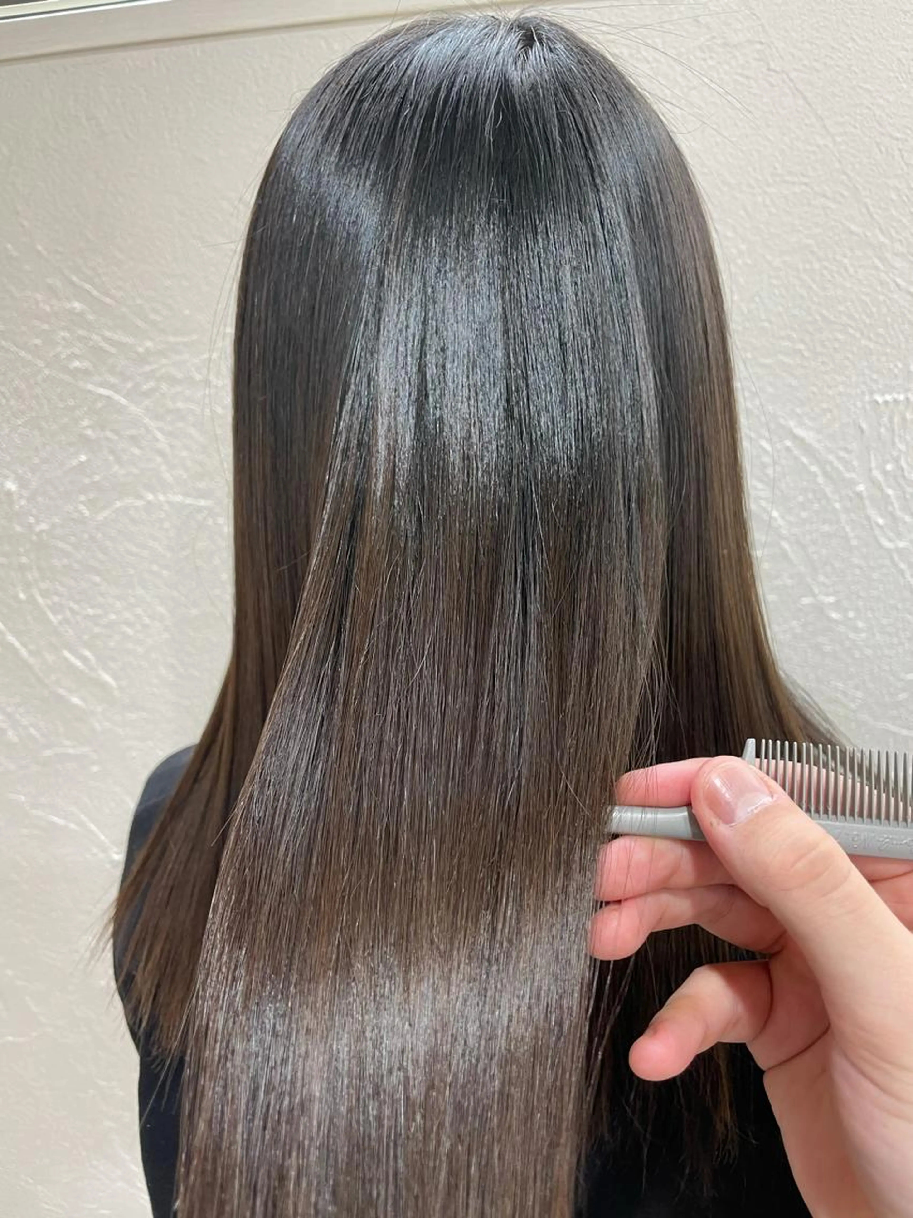 髪質改善カラー+水素トリートメントの写真