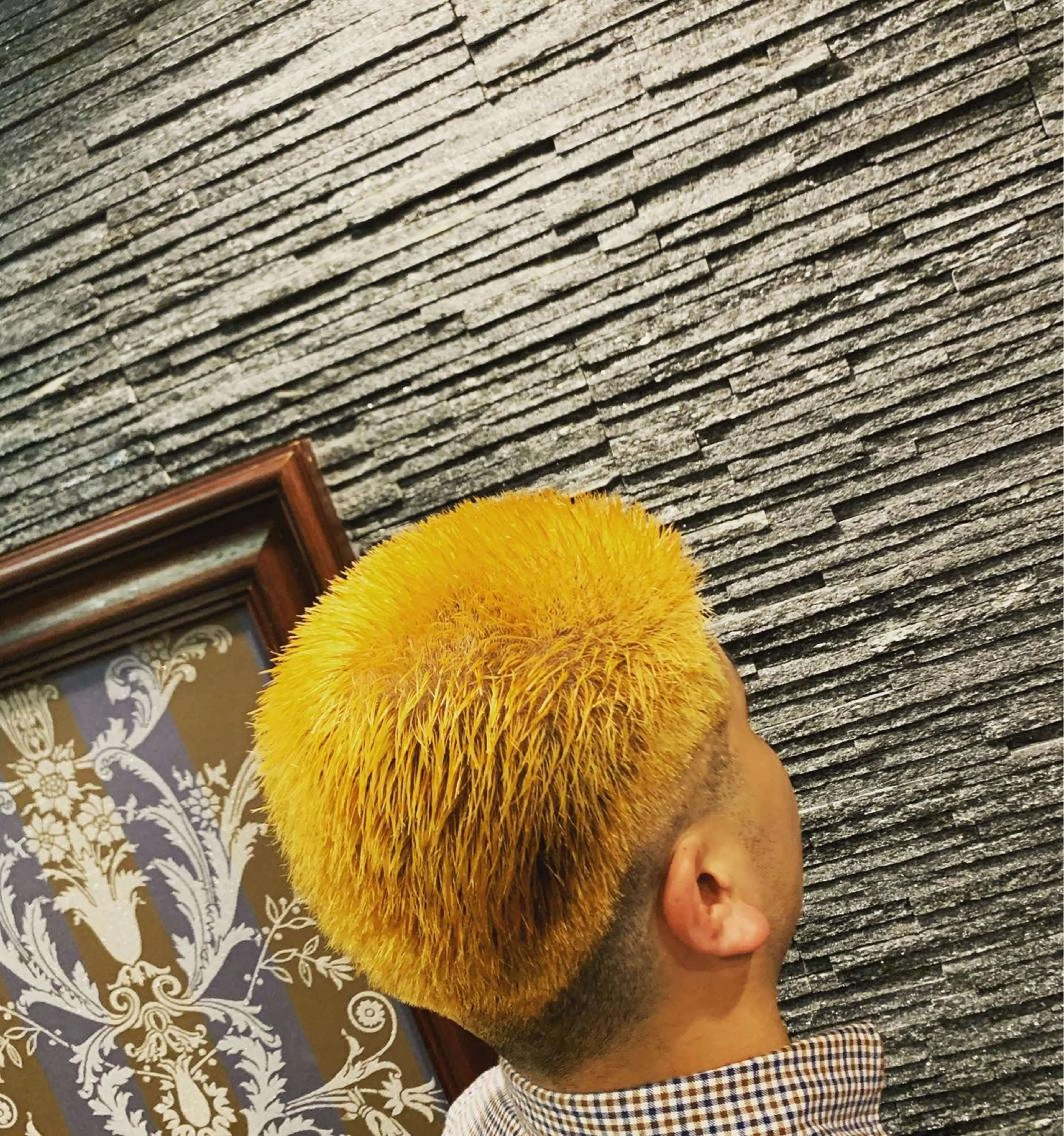 ショート メンズ カット パーマ ヒロ銀座 バーバーショップ神楽坂所属・ひらお あおとのヘアスタイル