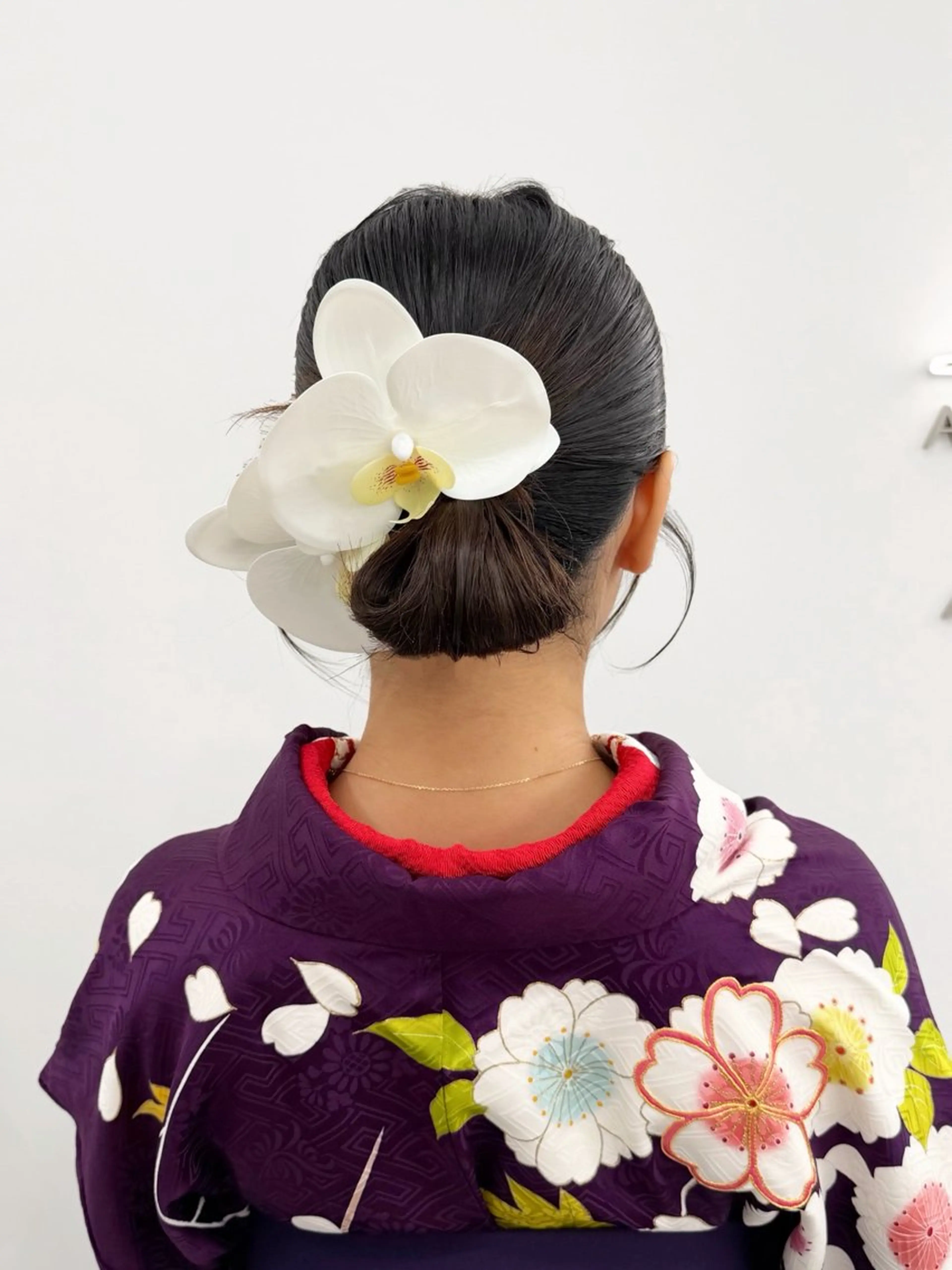 セミロング ヘアアレンジ ヘアセット 韓国ヘア/顔周り ヘアセット/加藤優里のヘアスタイル