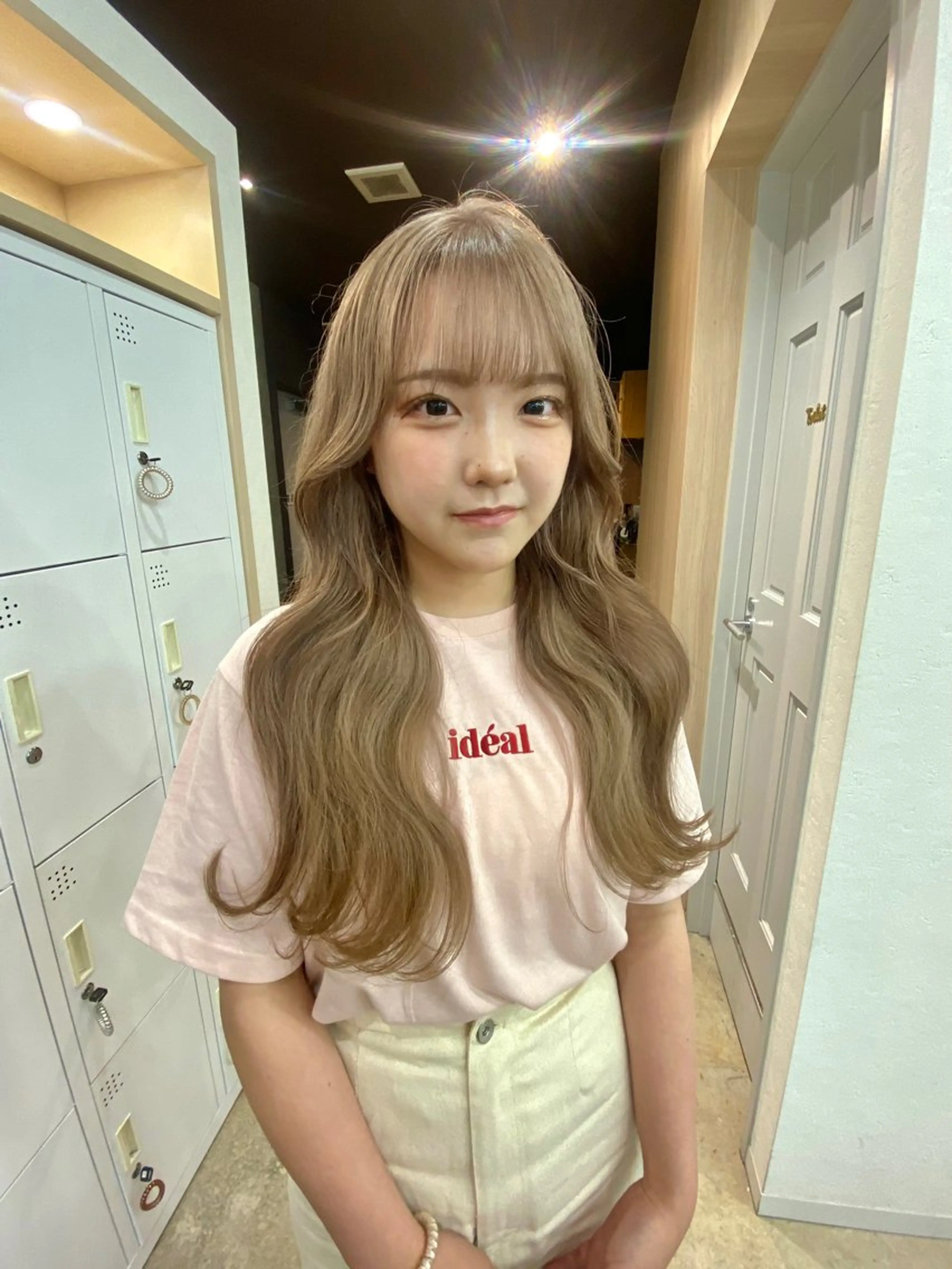 ロング カラー ヘアアレンジ ヘアカラー 小顔カット/艶 カラー特化♡MIHOのヘアスタイル