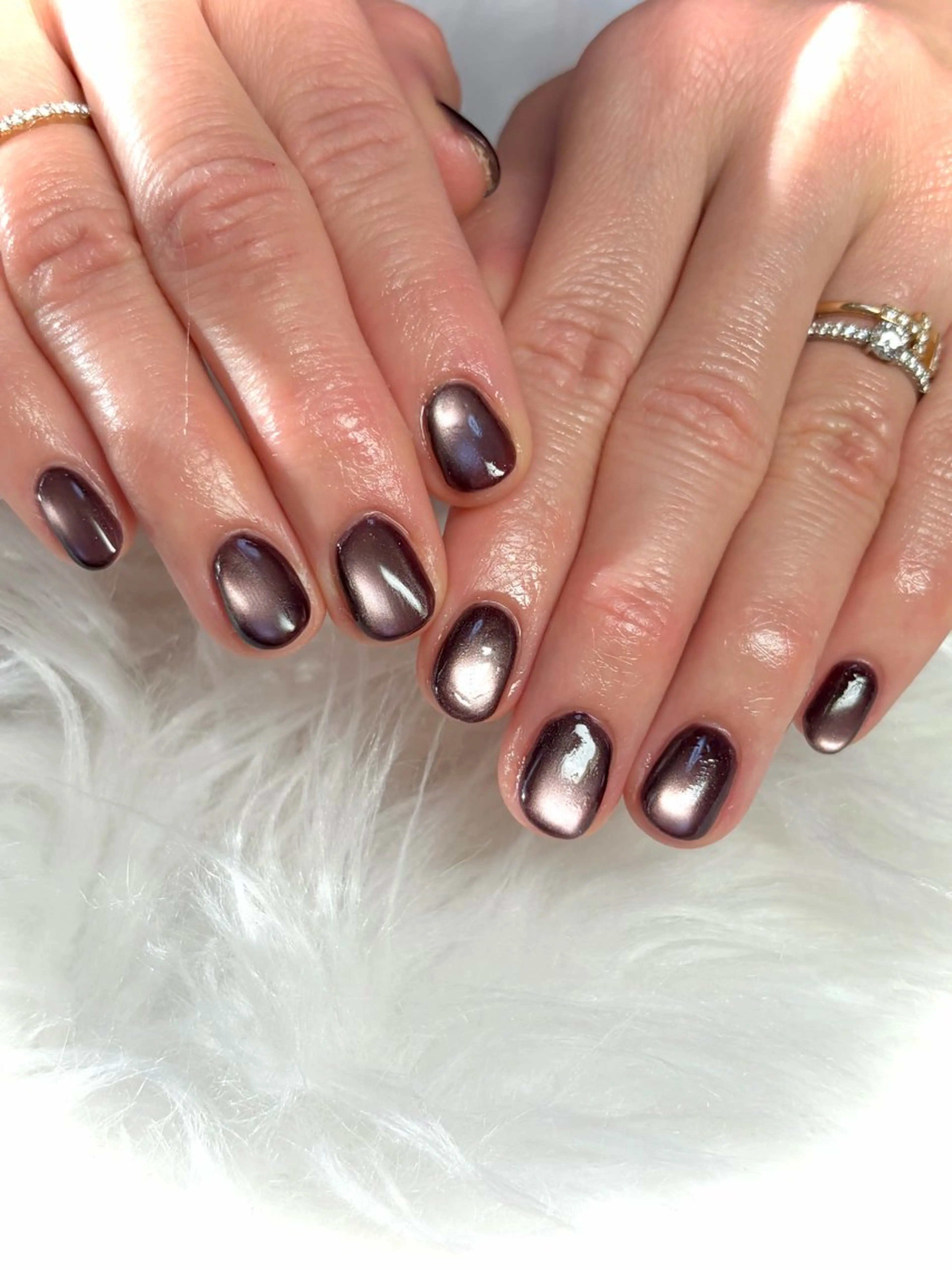 ネイル マグネットネイル マグネットワンカラー ワンカラーネイル 冬ネイル Nail room Aのネイルデザイン