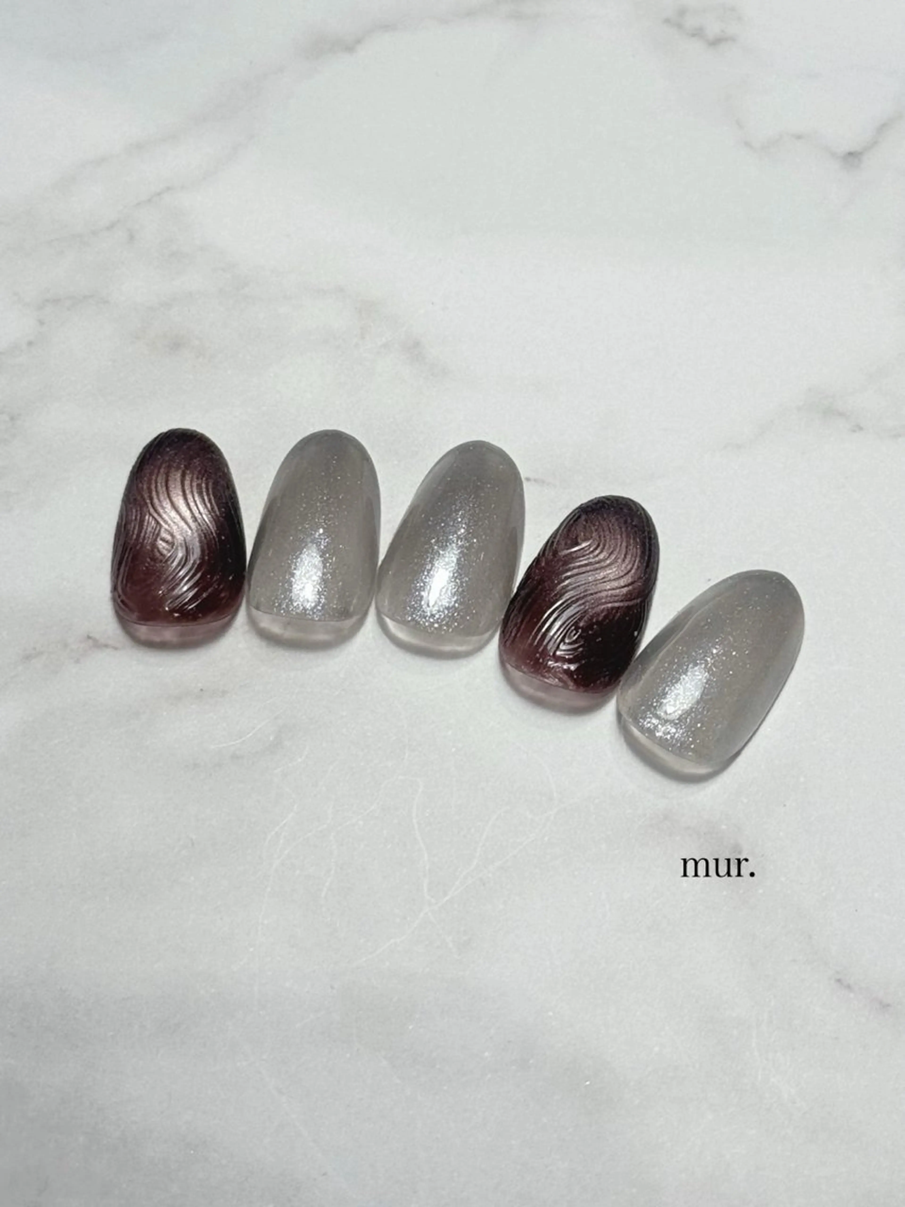 ネイル ニュアンスネイル ハンドネイル mur. harukaのネイルデザイン