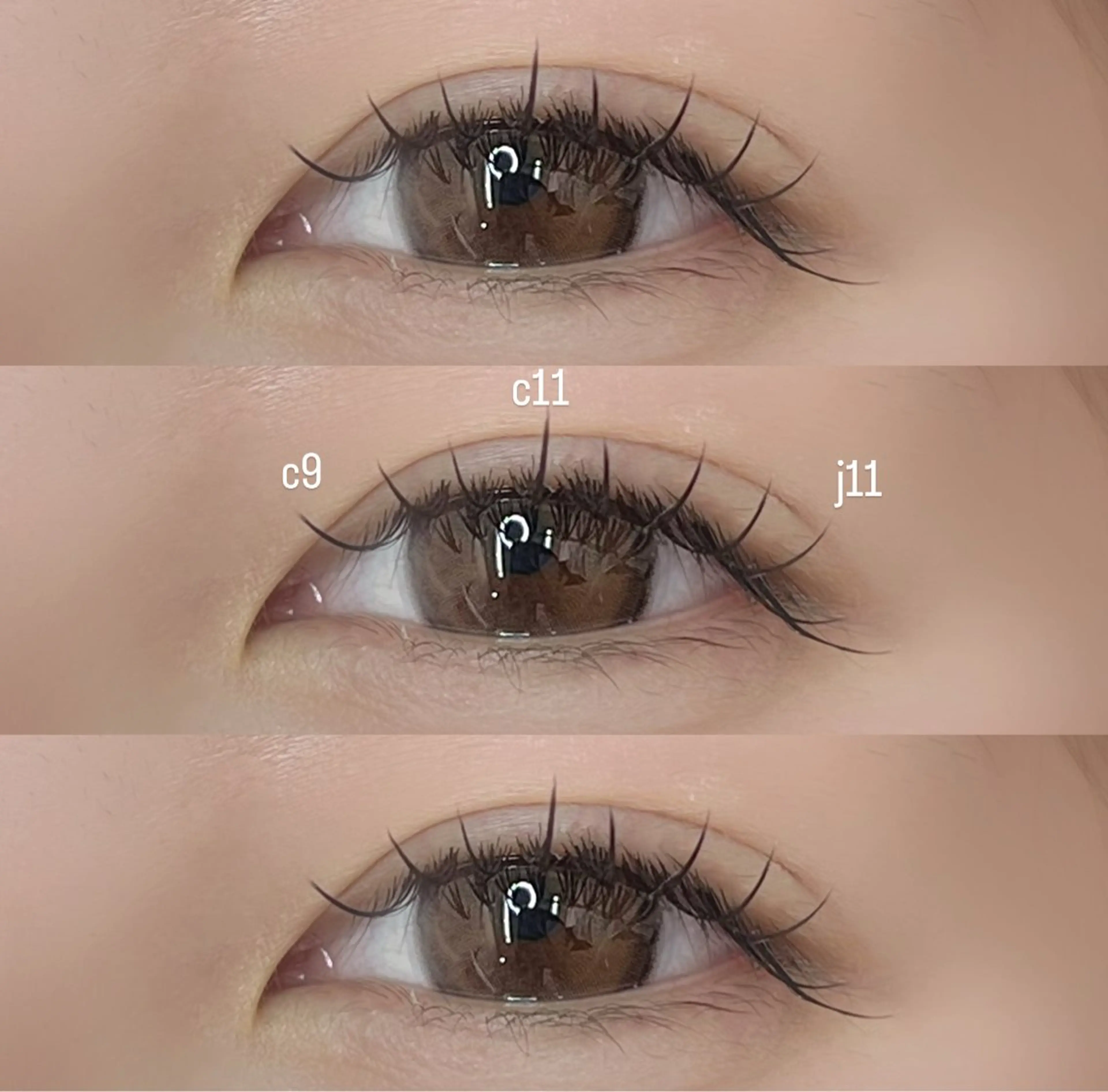 マツエク・マツパ Cカール LASHBaby NAOMIのマツエク・マツパデザイン