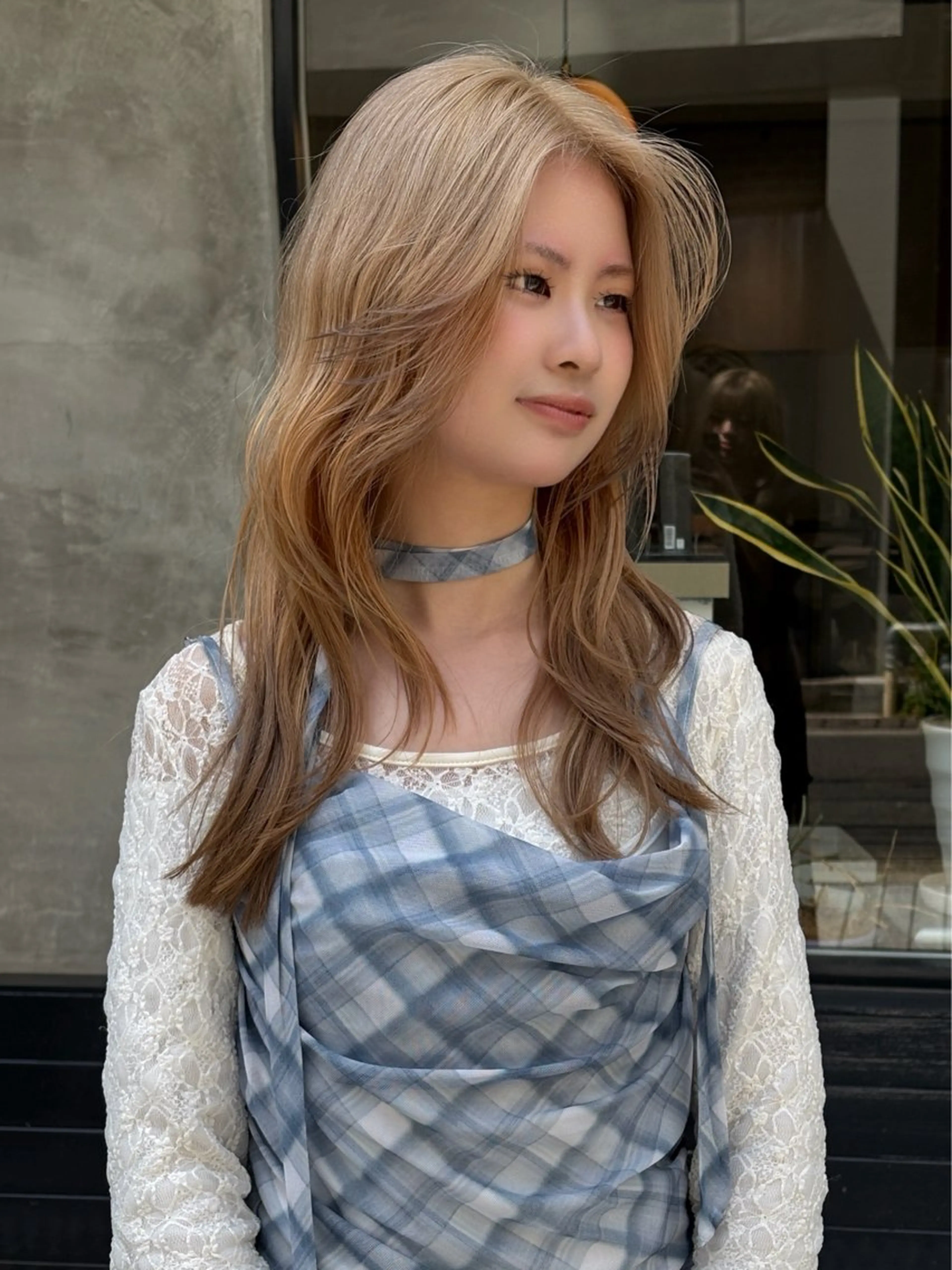 カラー 🌟デザインカラー 久保悠那のヘアスタイル