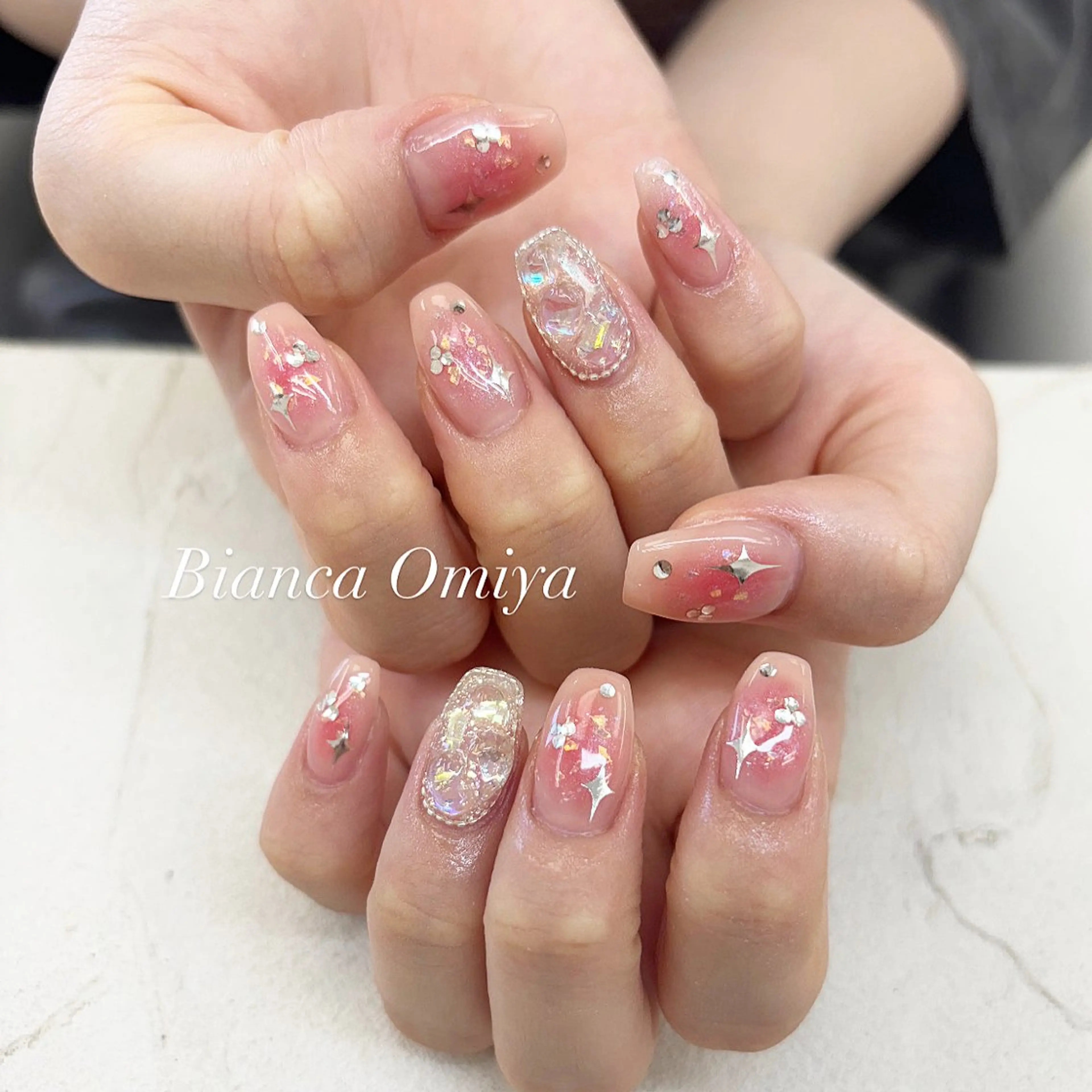 ネイル ハンドネイル 🫧Bianca 北浦和🫧野原のネイルデザイン