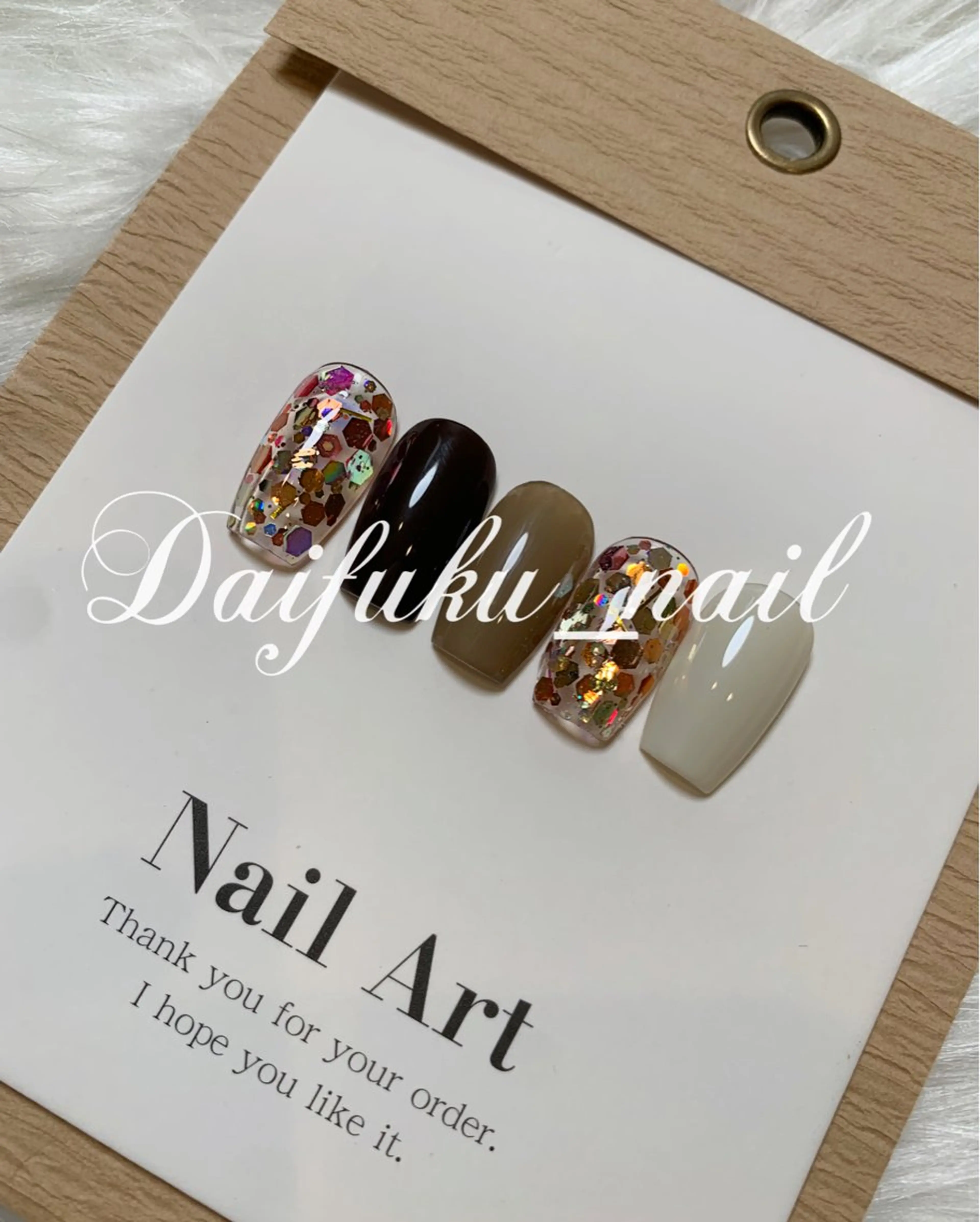 ミディアム Daifuku nailsのネイルデザイン