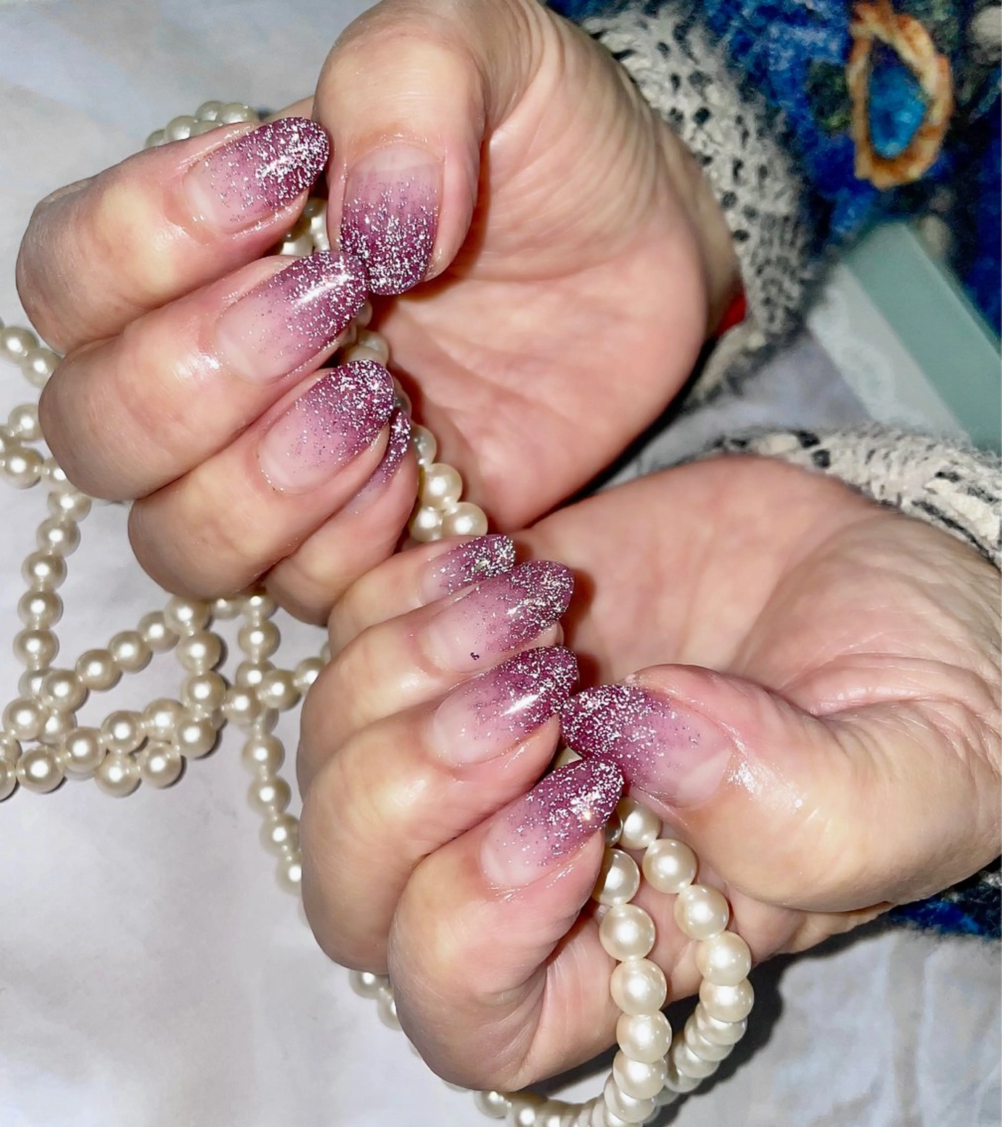 ミディアム ハンドネイル BURGUNDY 🌹eriのネイルデザイン