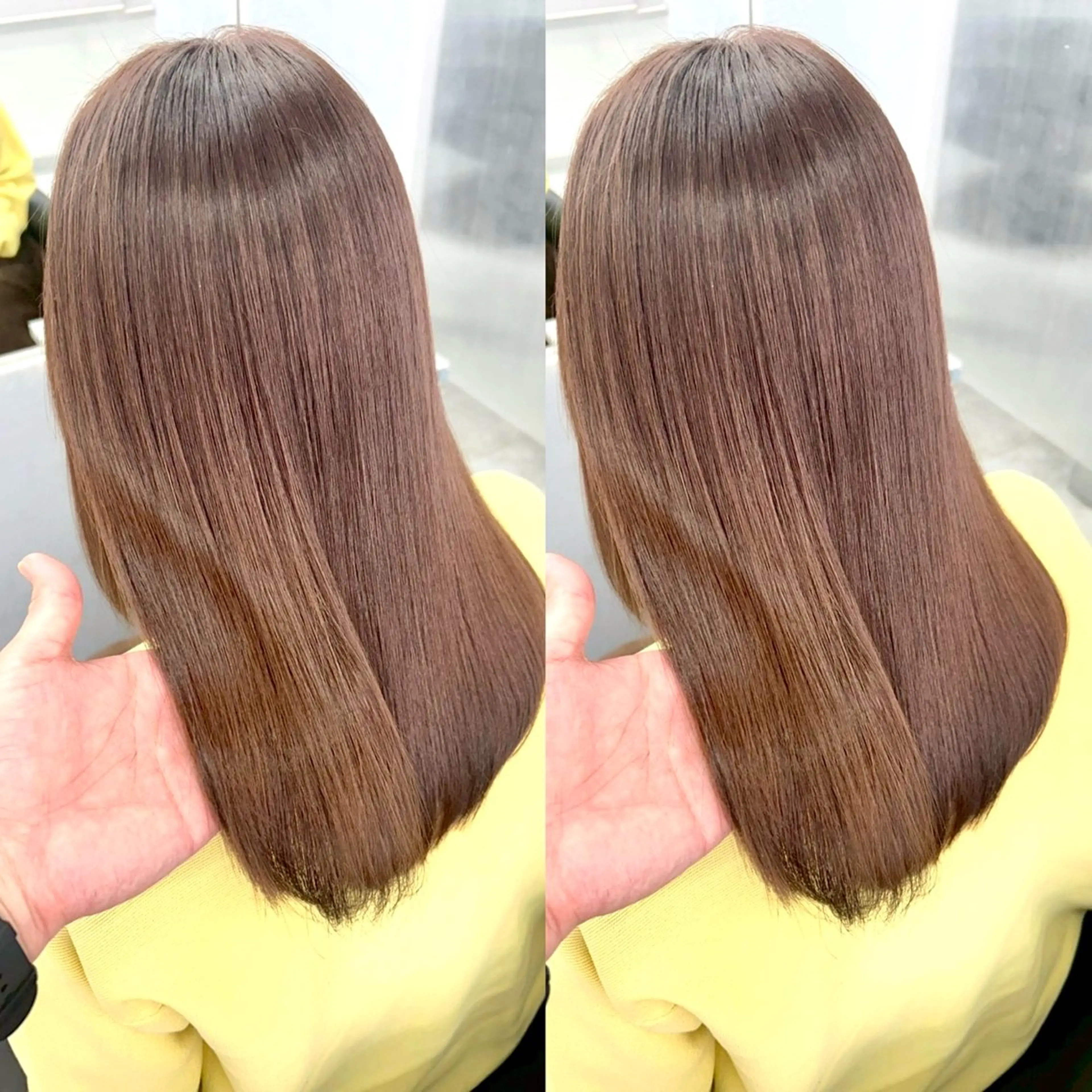 セミロング 伸ばしかけ 🤎モデル募集/韓国 ヘア/MIYU🤎のヘアスタイル