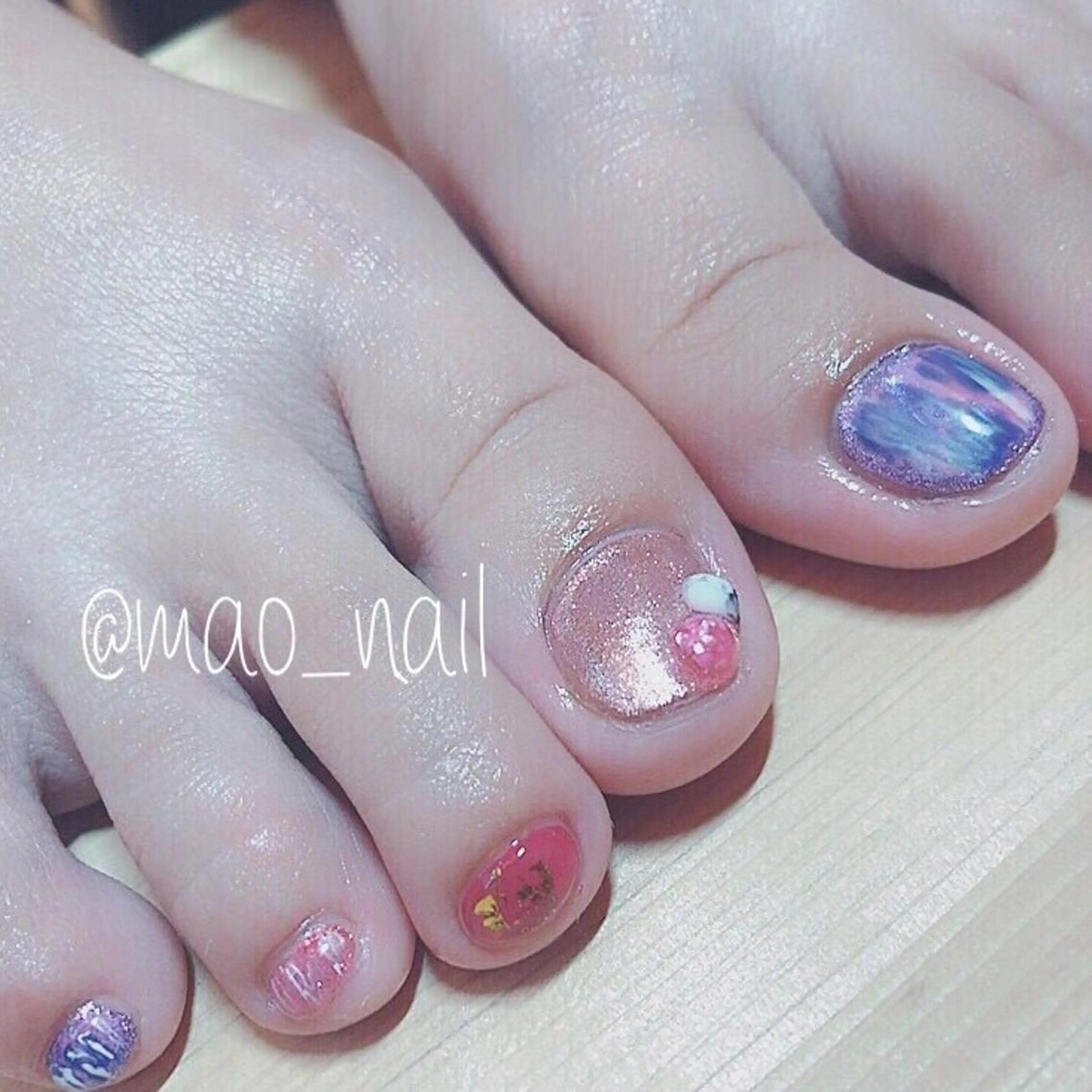 ネイル フットネイル mao nailのネイルデザイン
