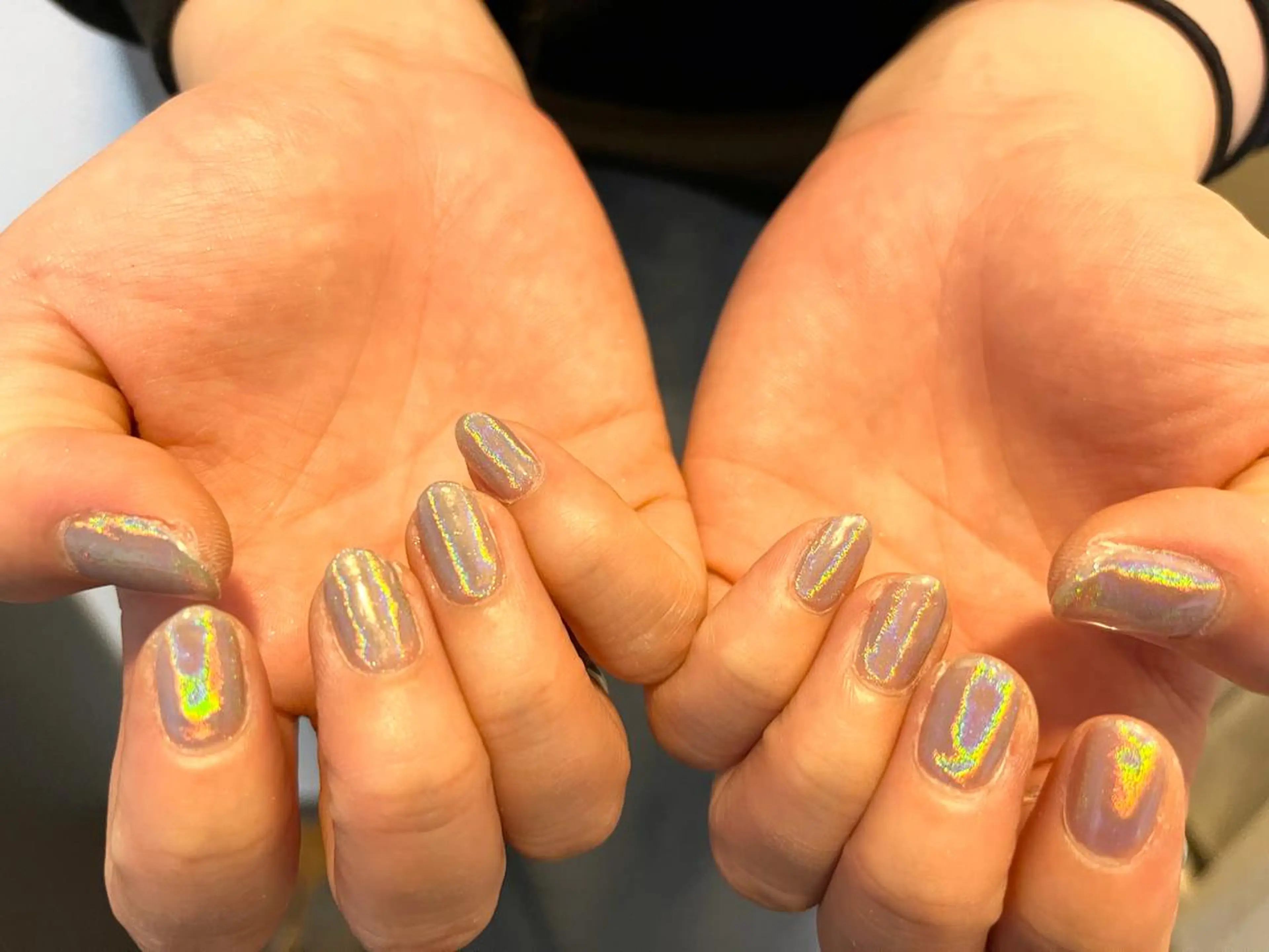 ネイル オーロラネイル フラワーネイル フットネイル フレンチネイル ジェルネイル mogunail &blowのネイルデザイン