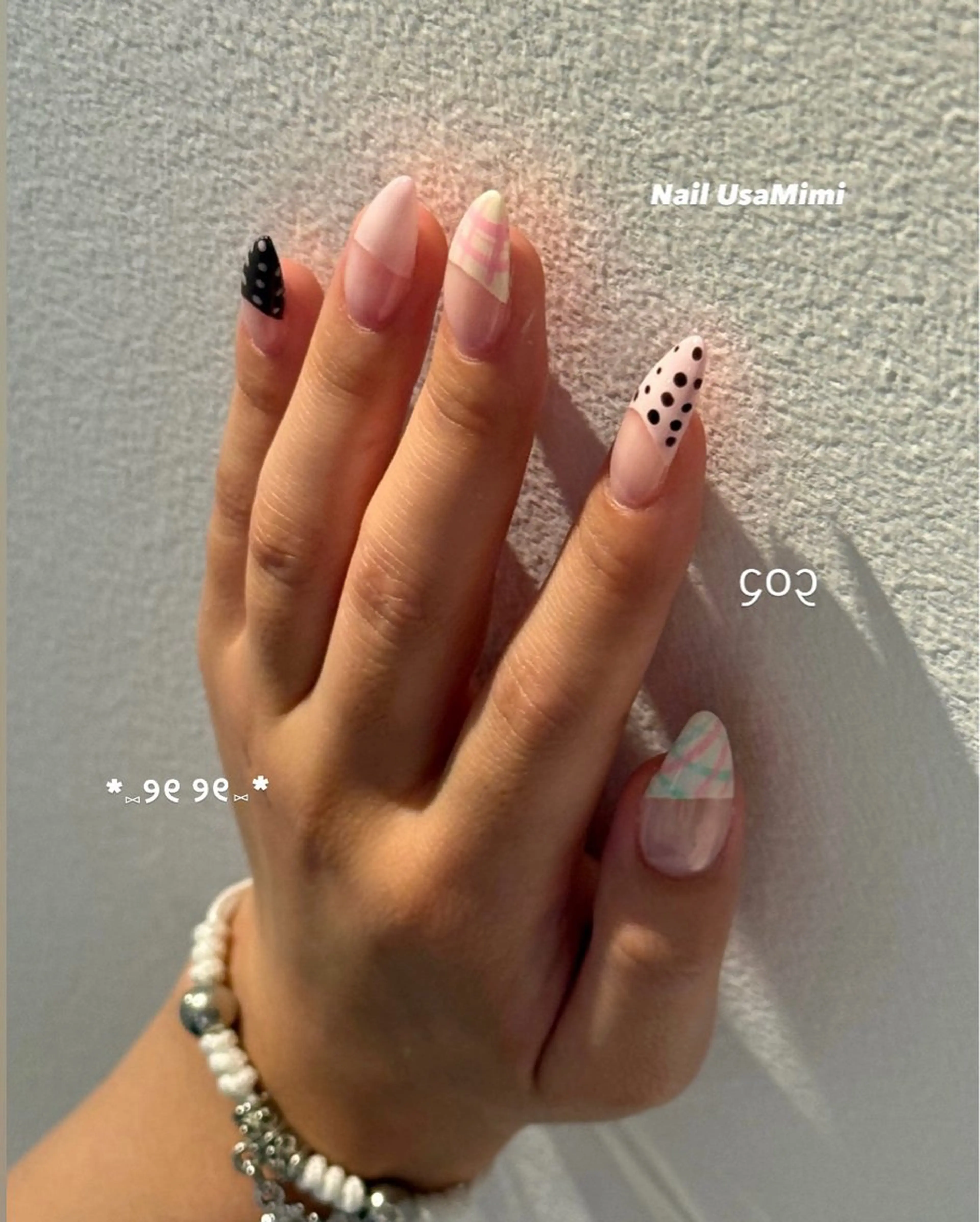 ネイル ハンドネイル 本町ネイルNail UsaMimiのネイルデザイン