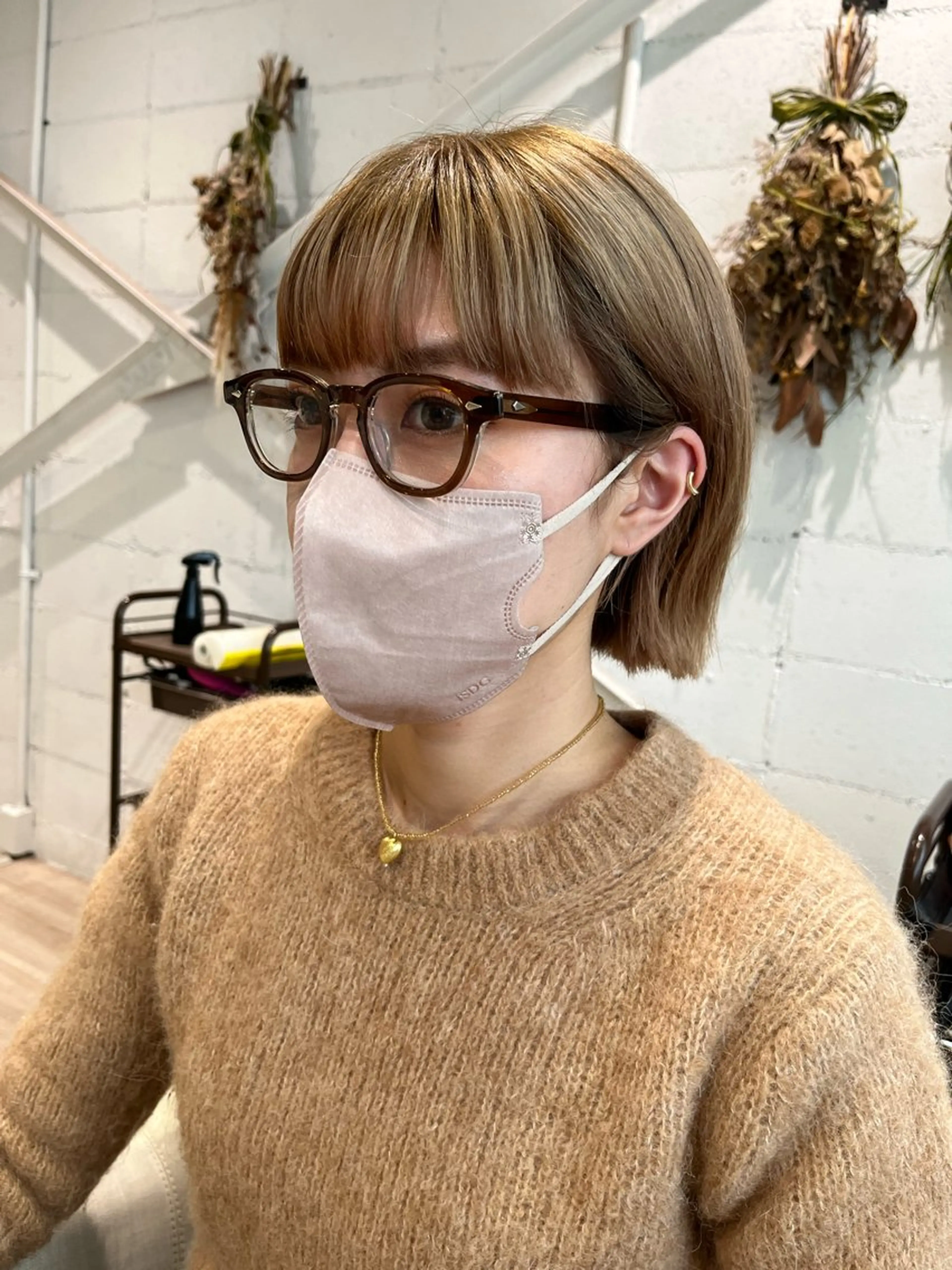 ショート ショート/ボブ パーマ/中原のヘアスタイル