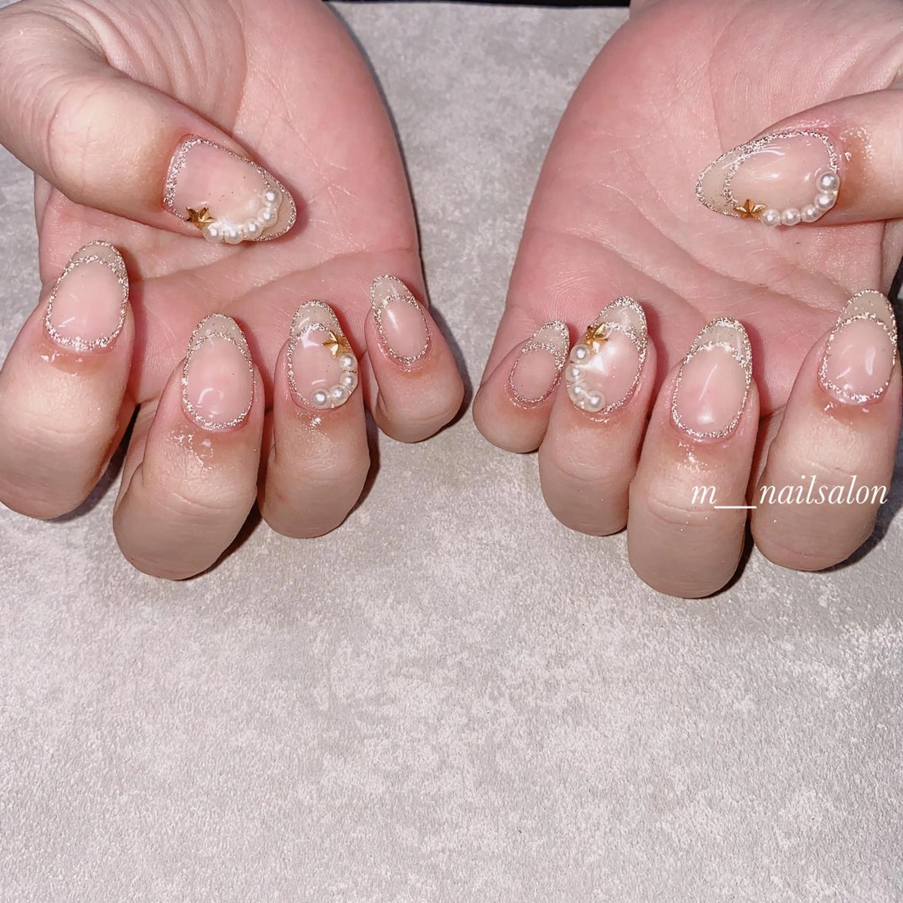 ネイル フラッシュネイル ジェルネイル 韓国ネイル マグネットネイル パラジェル merci nail所属・merci nailのネイルデザイン