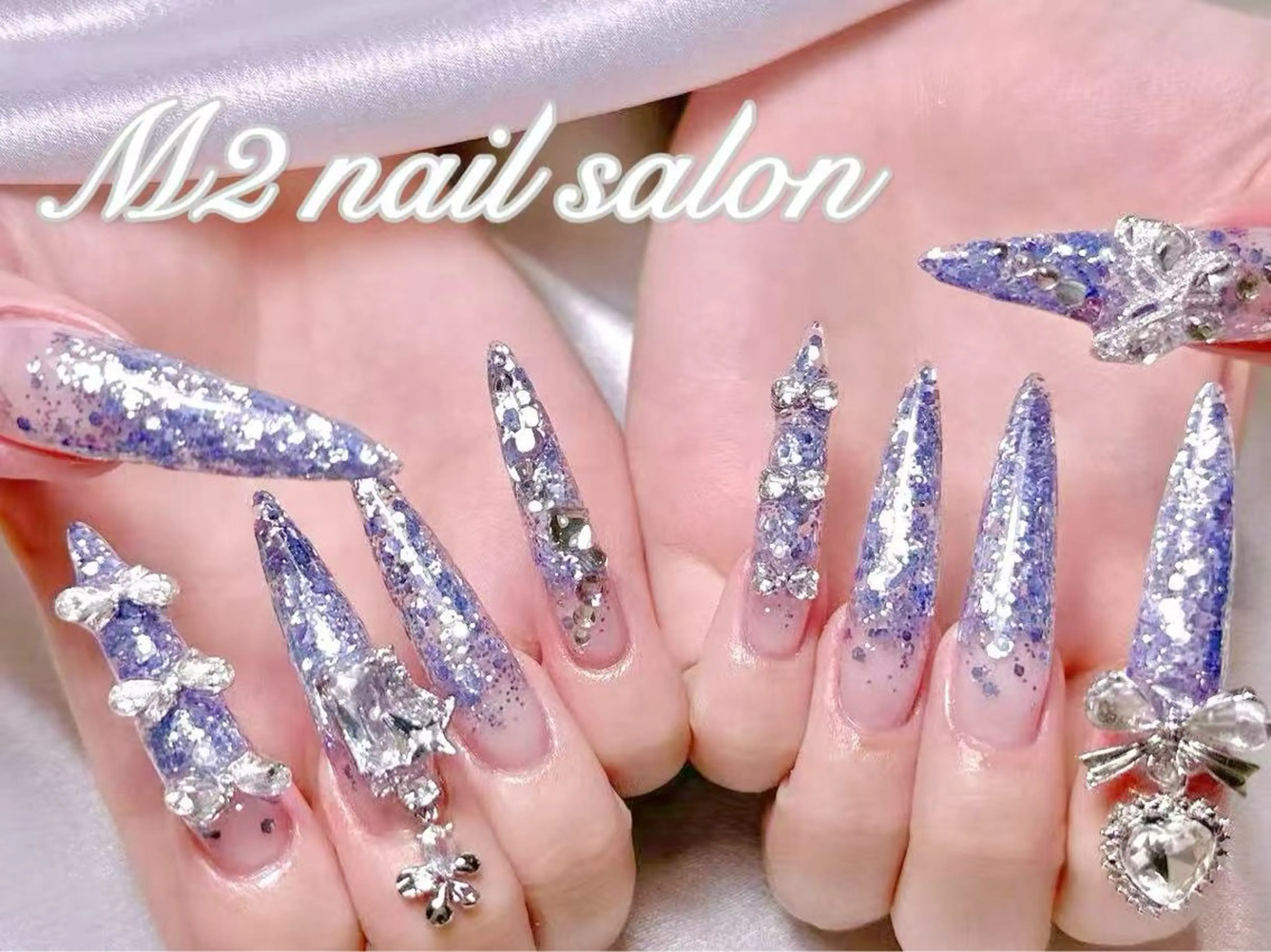 ネイル ハンドネイル 長さだし専門店 M2 rikaのネイルデザイン