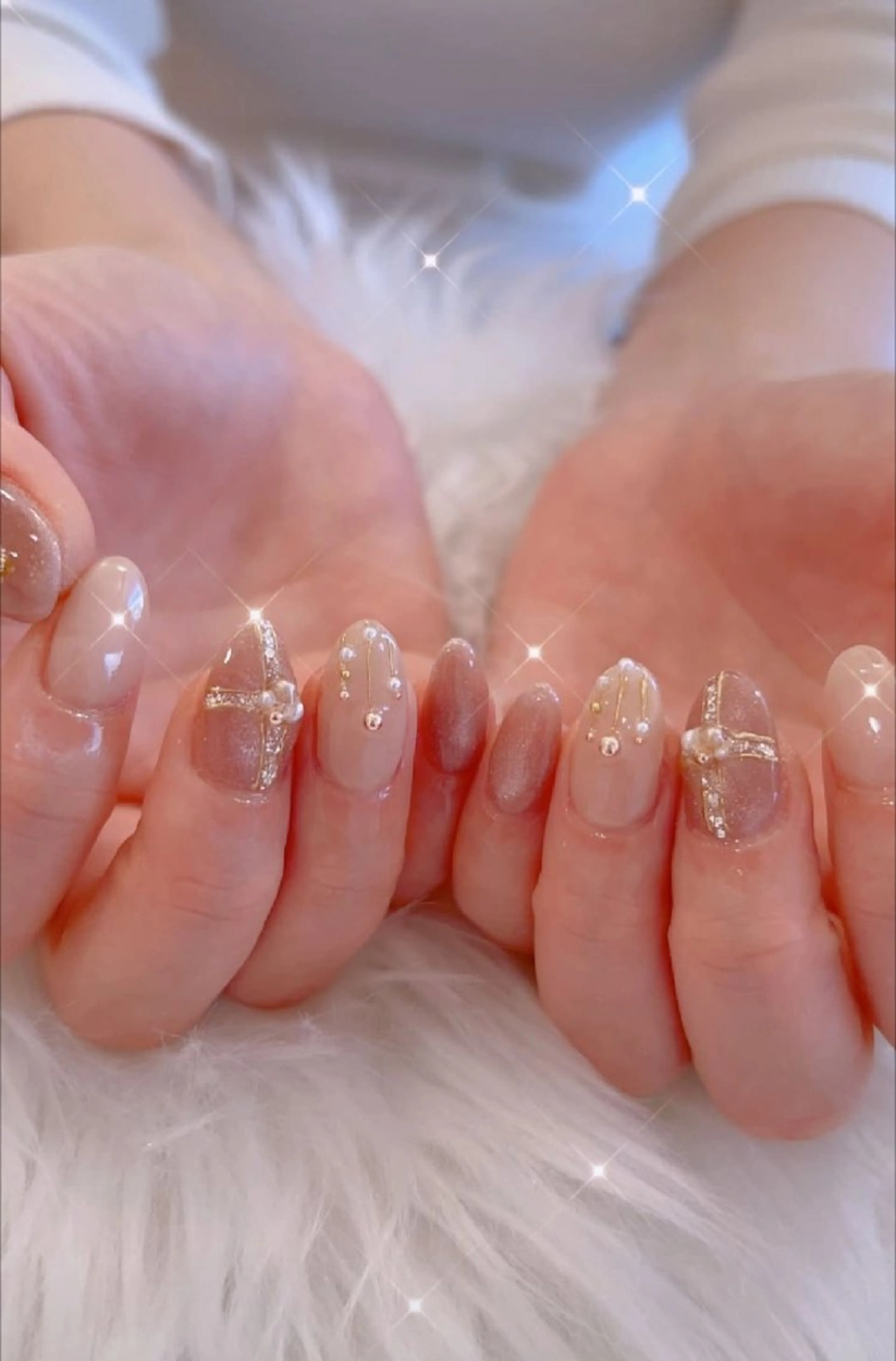 ネイル アートネイル 冬ネイル クリスマス ハンドネイル I LOVE ME NAIL.｡.:*♡のネイルデザイン