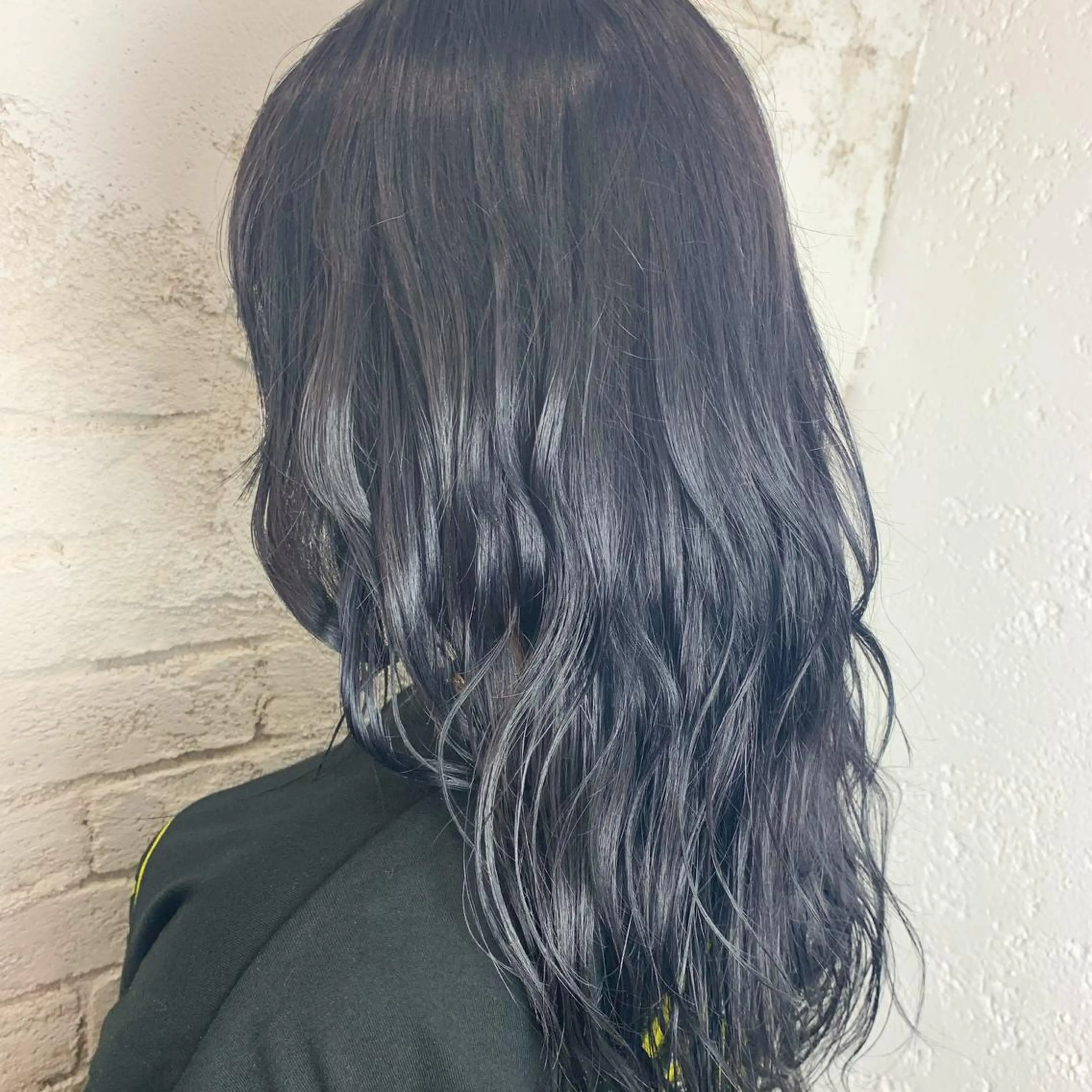 ロング カラー 黒髪 ブルーカラー ブルーブラック 🔥ダブルカラー特化 🔥相原彰太のヘアスタイル