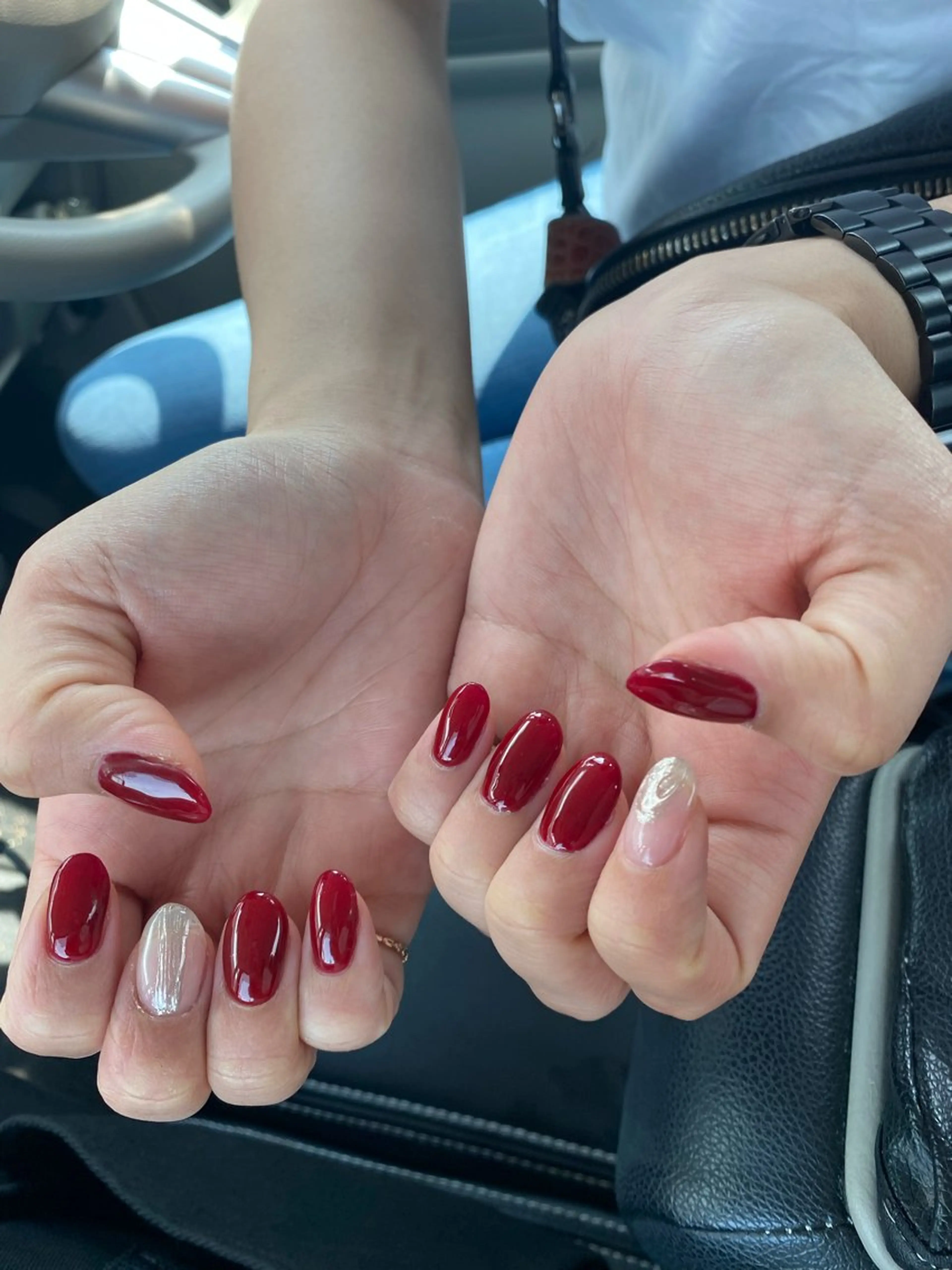 ハンドネイル　ジェルネイル　オフなし カラー変更可の写真