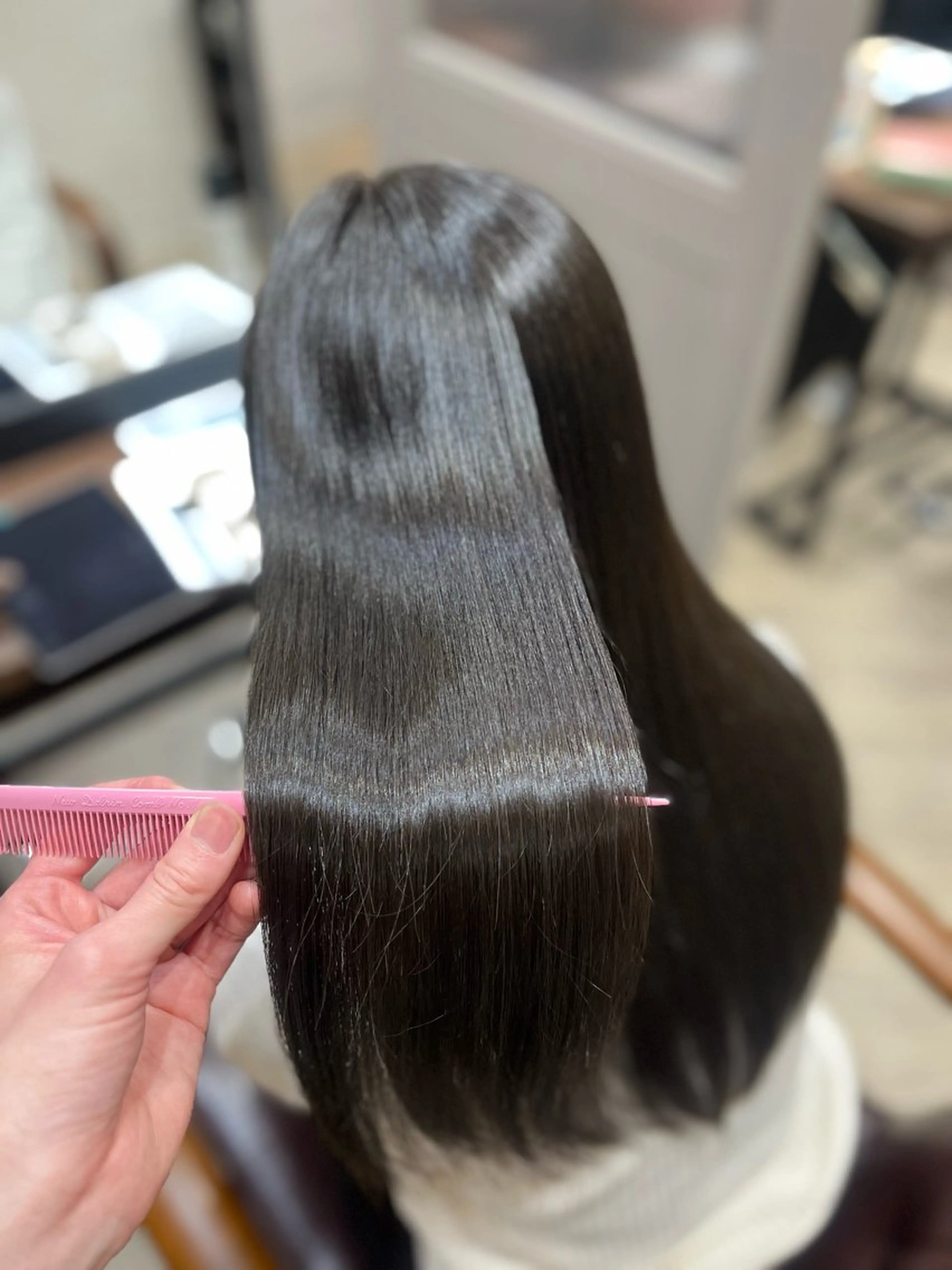 ロング カラー グレージュ オリーブグレージュ オリーブグレー カット ヘアカラー トリートメント 🫧ぷる艶カラー🫧 Yuubi🦩のヘアスタイル