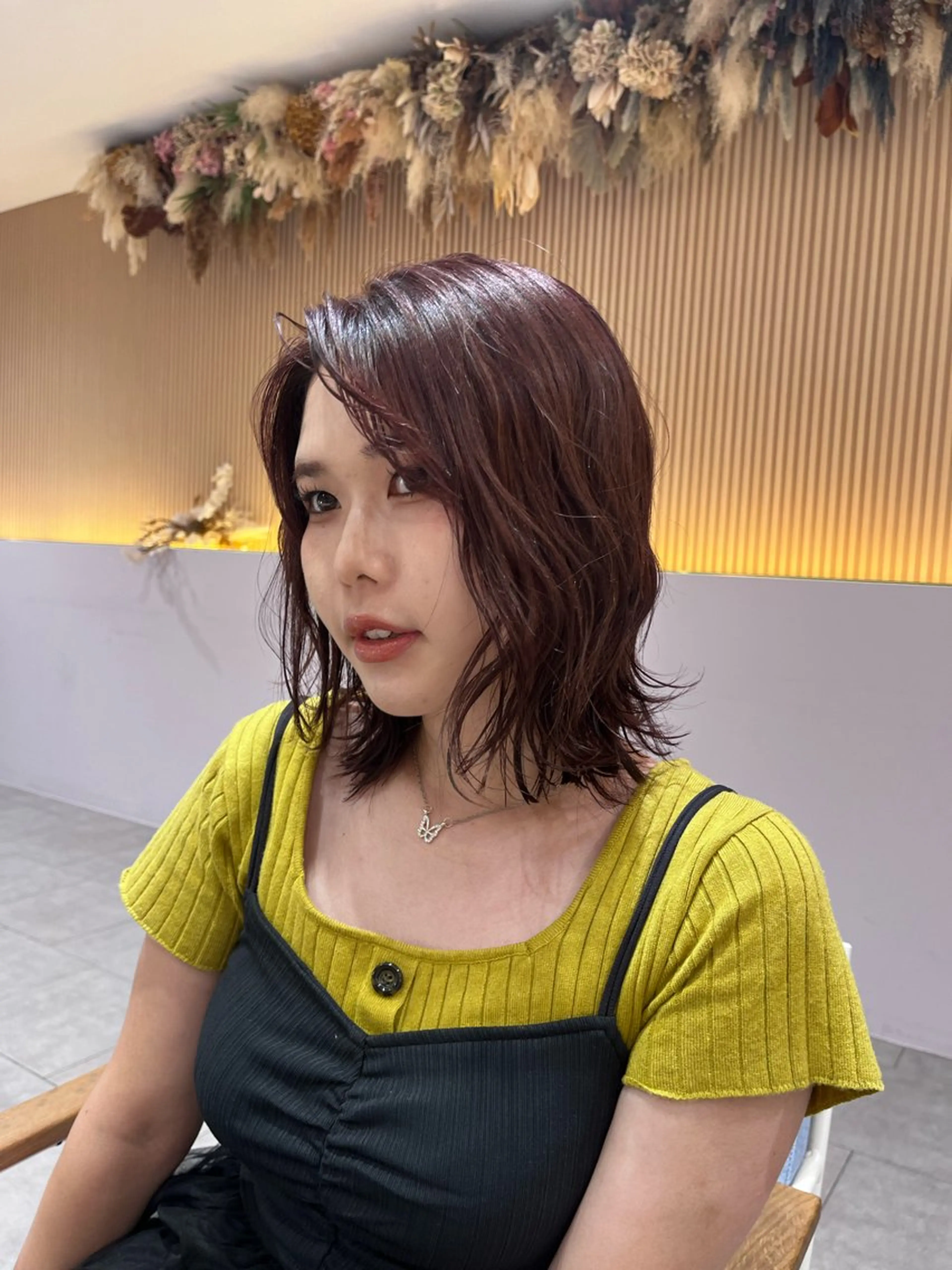 ミディアム Rosierbleu 道正のヘアスタイル