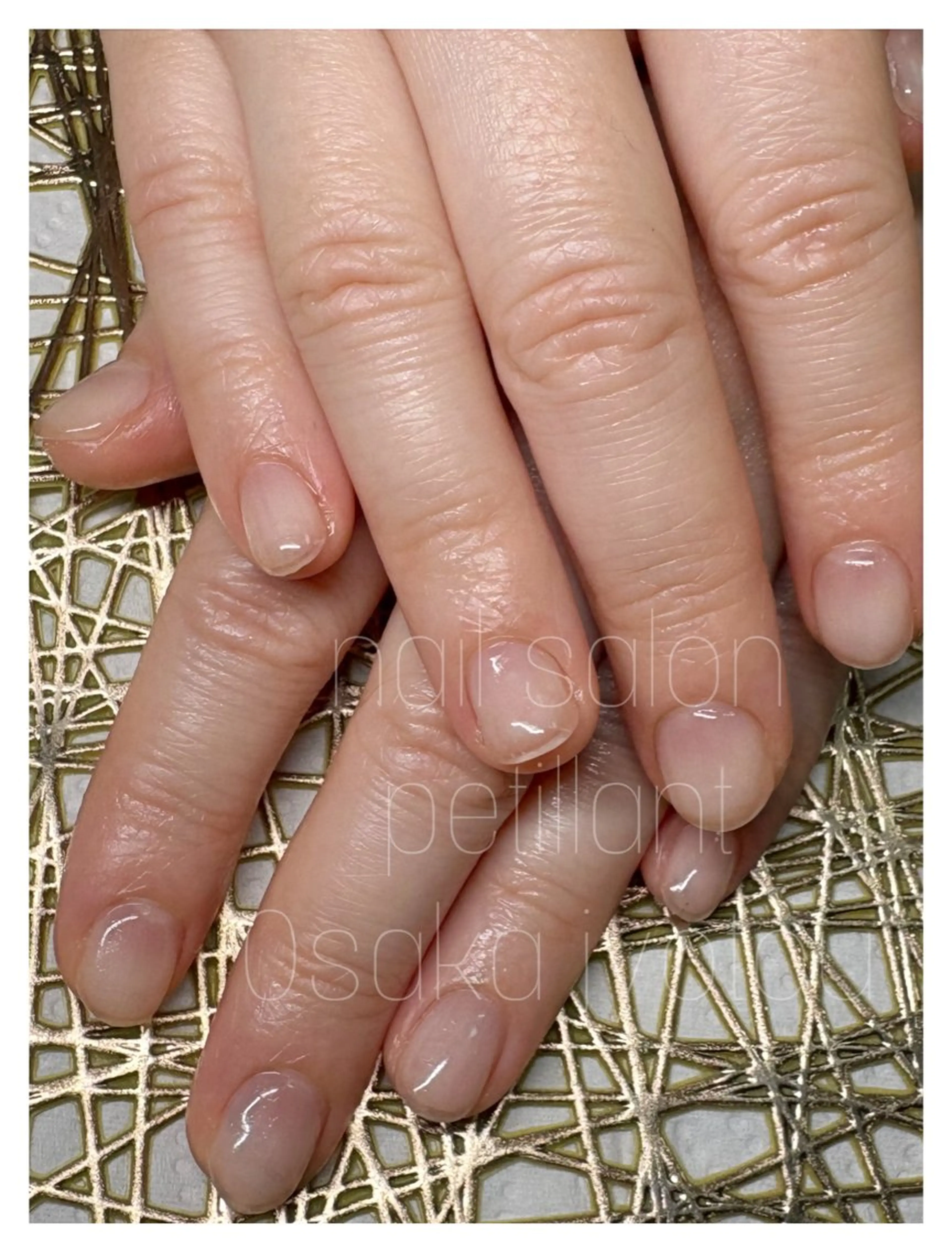 ネイル クリアネイル ジェルネイル nail salon petillantのネイルデザイン