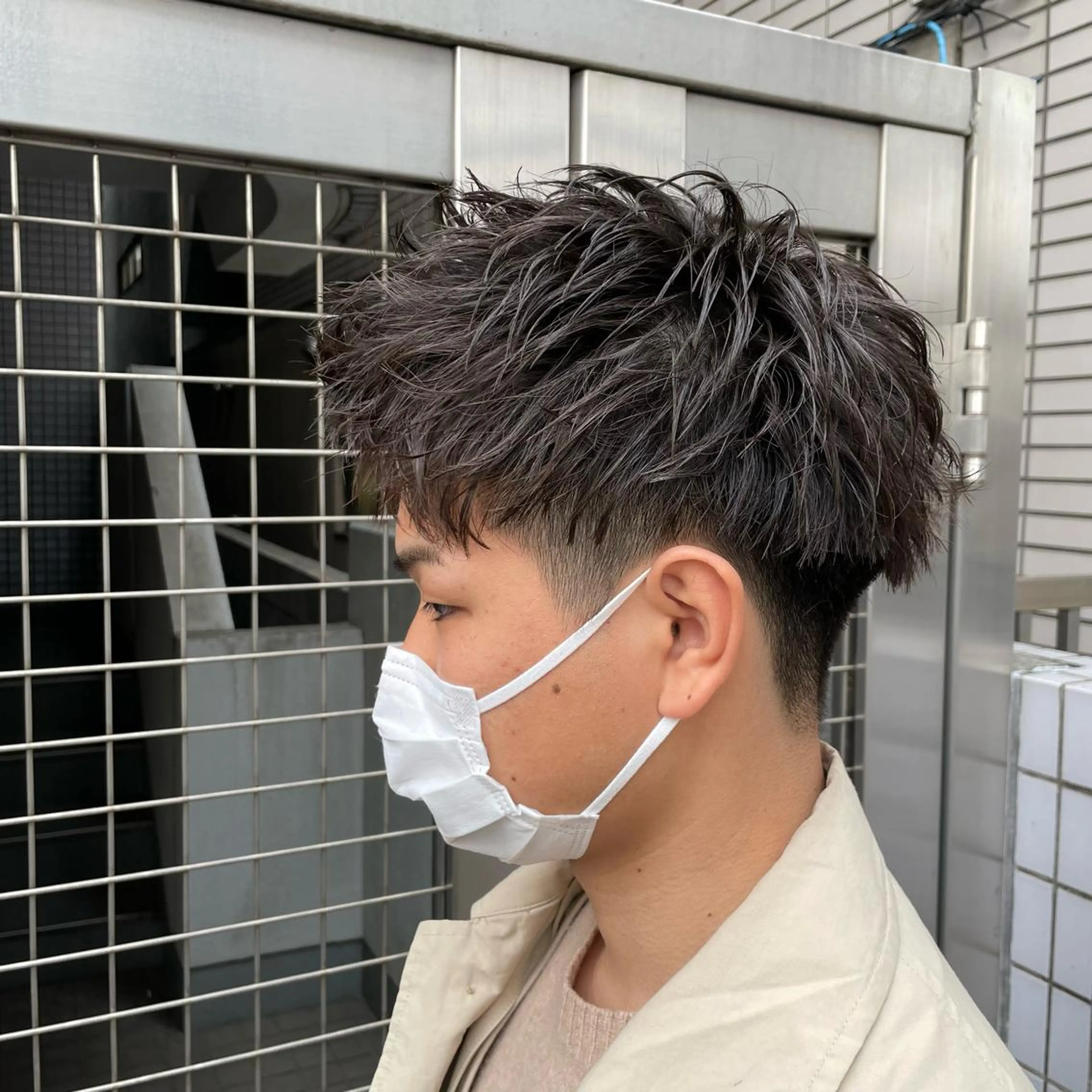 ショート メンズ 【メンズ縮毛矯正】 田中秀斗のヘアスタイル