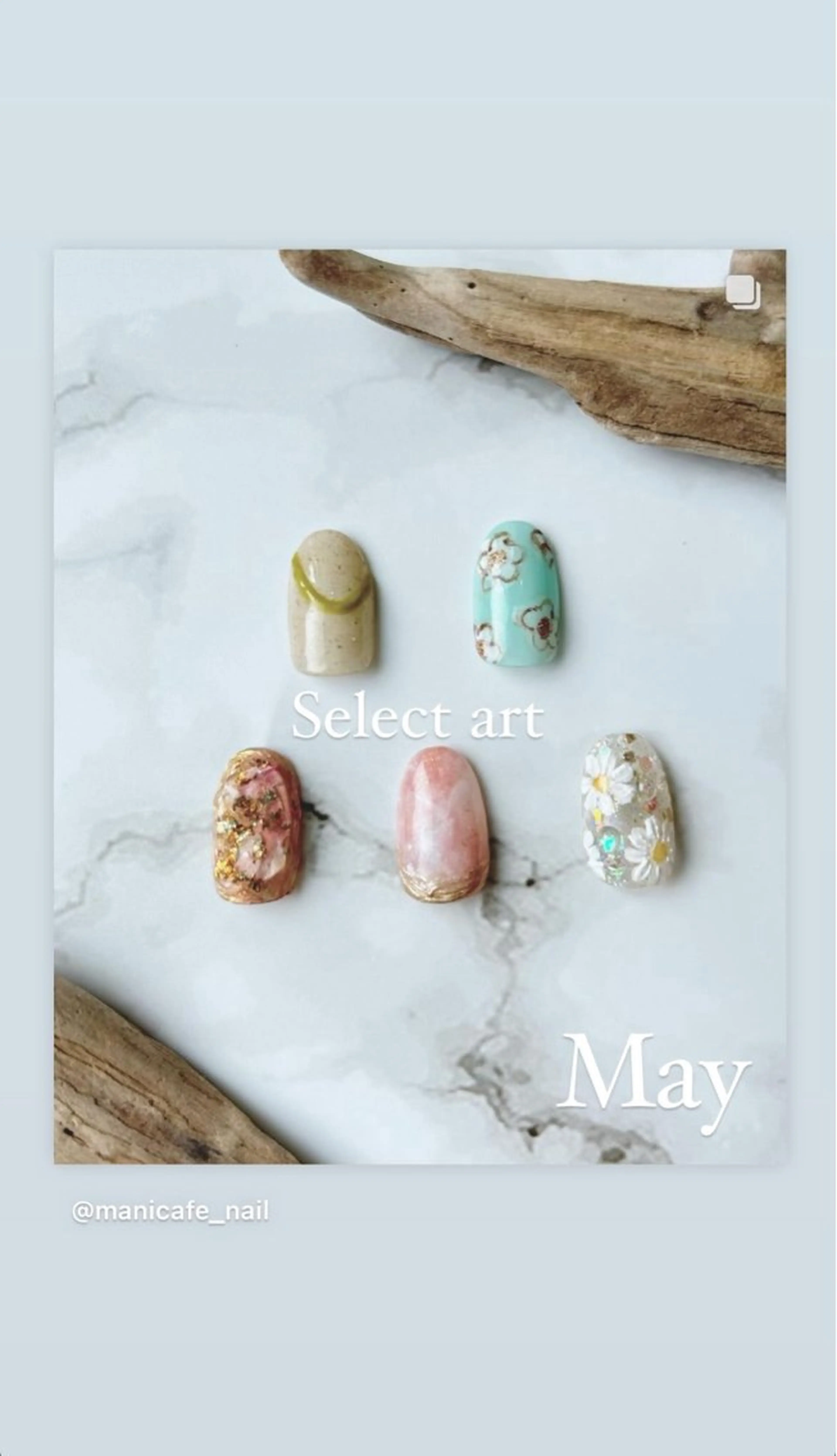 ネイル ハンドネイル Mani cafe nailのネイルデザイン