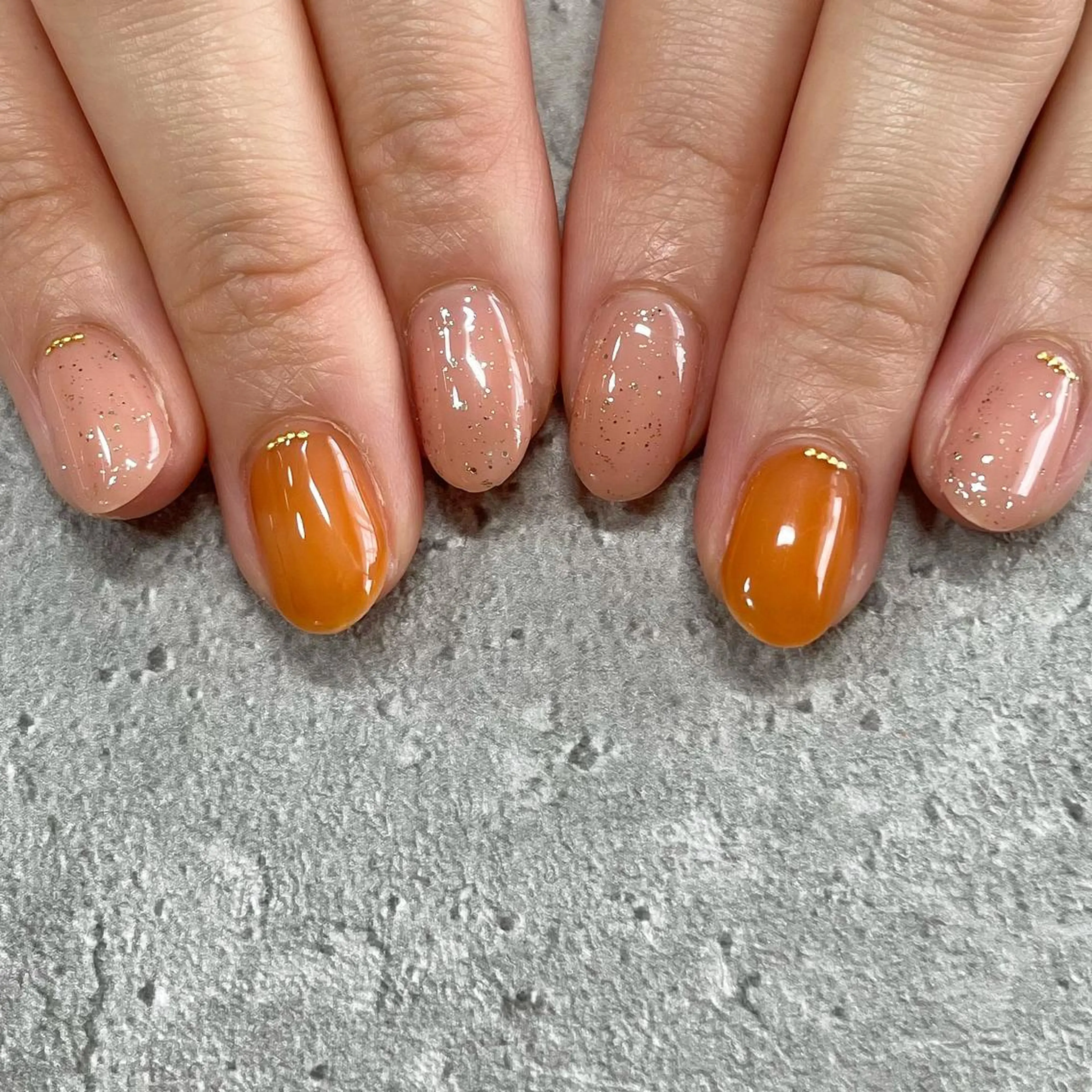 ネイル ジェルネイル シンプルネイル 東 千夏のネイルデザイン