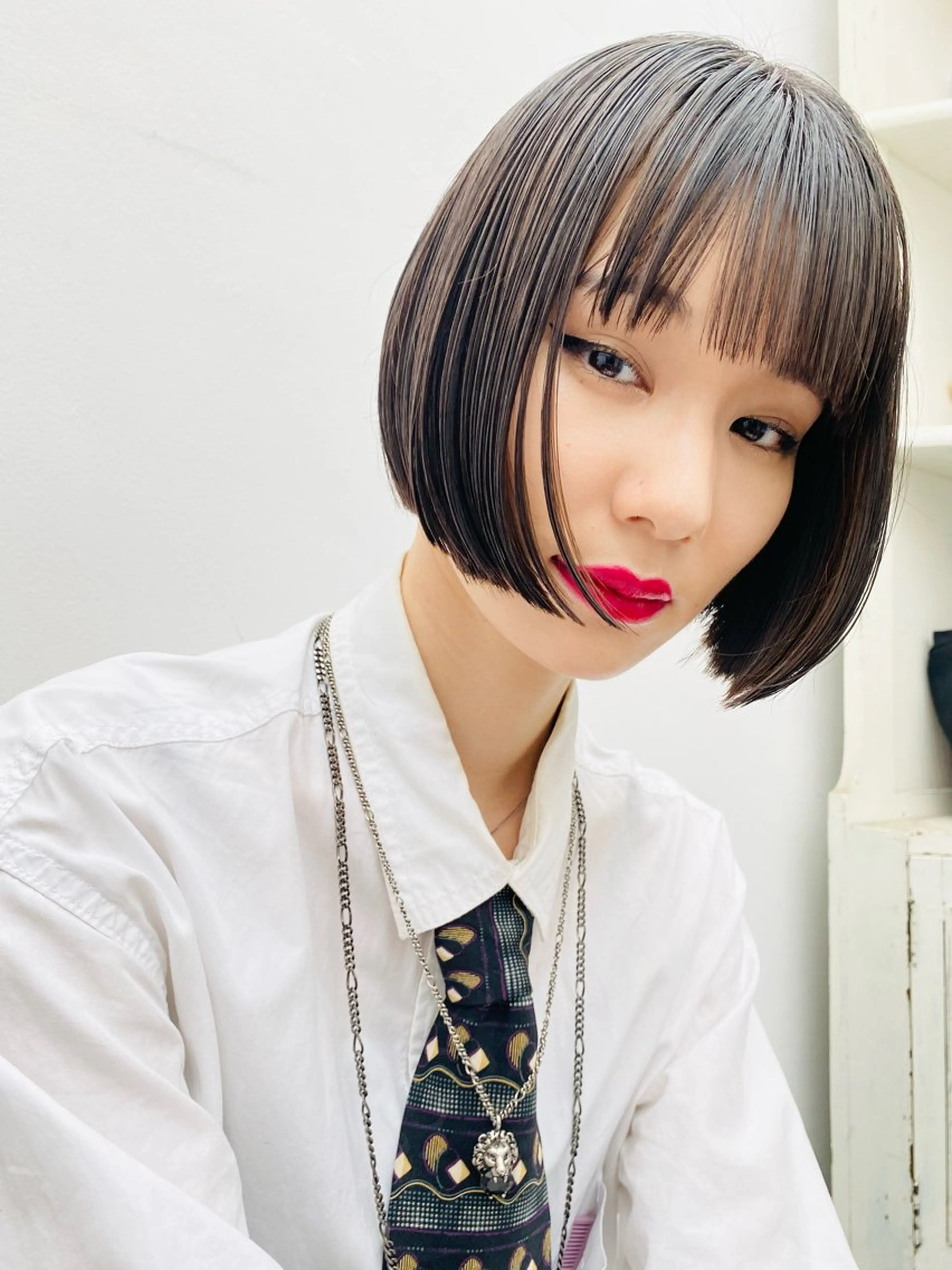 ショート カラー 柴田 賢治のヘアスタイル