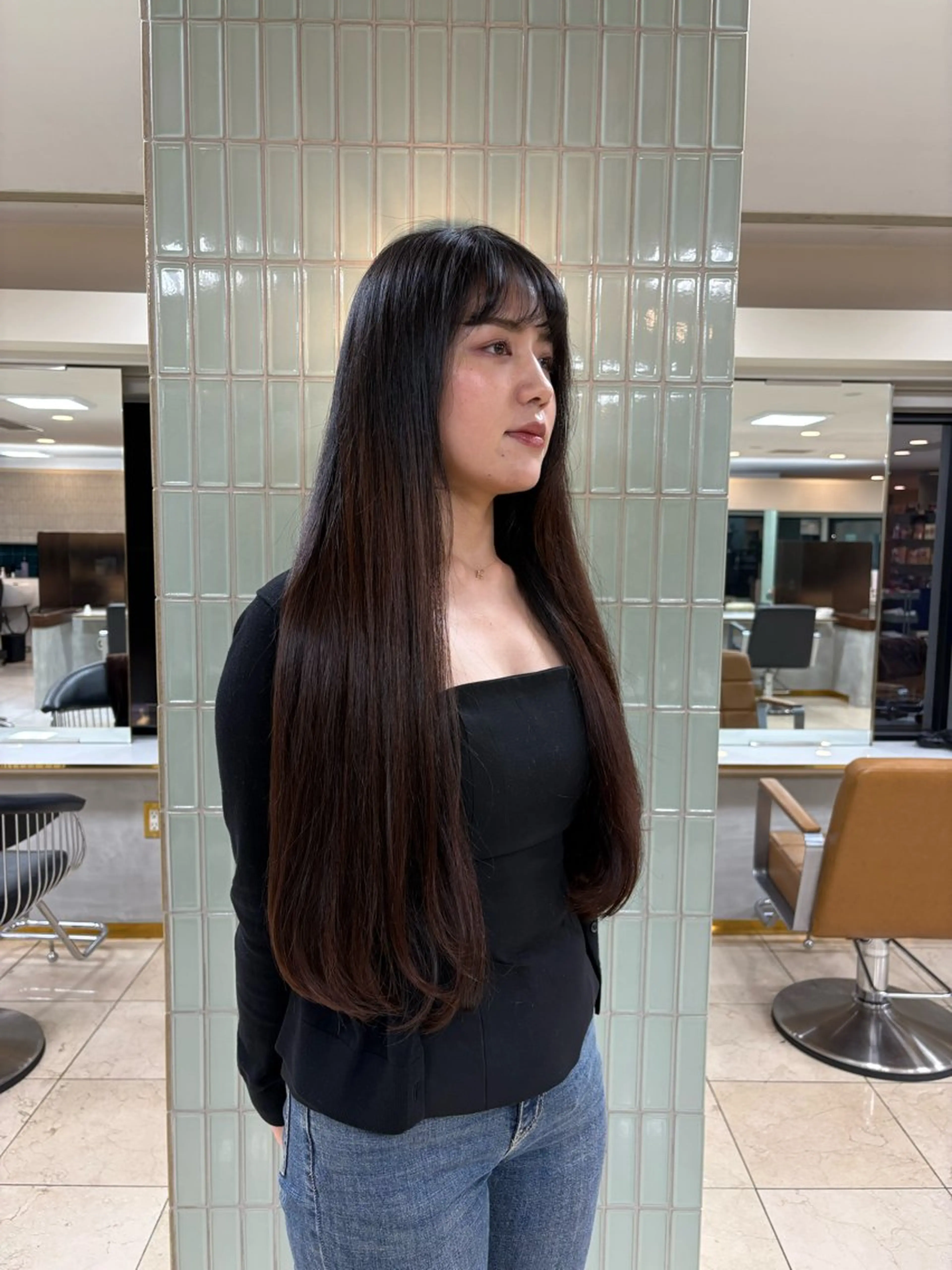 パーマ 🌿新宿 カットモデル🫧のヘアスタイル