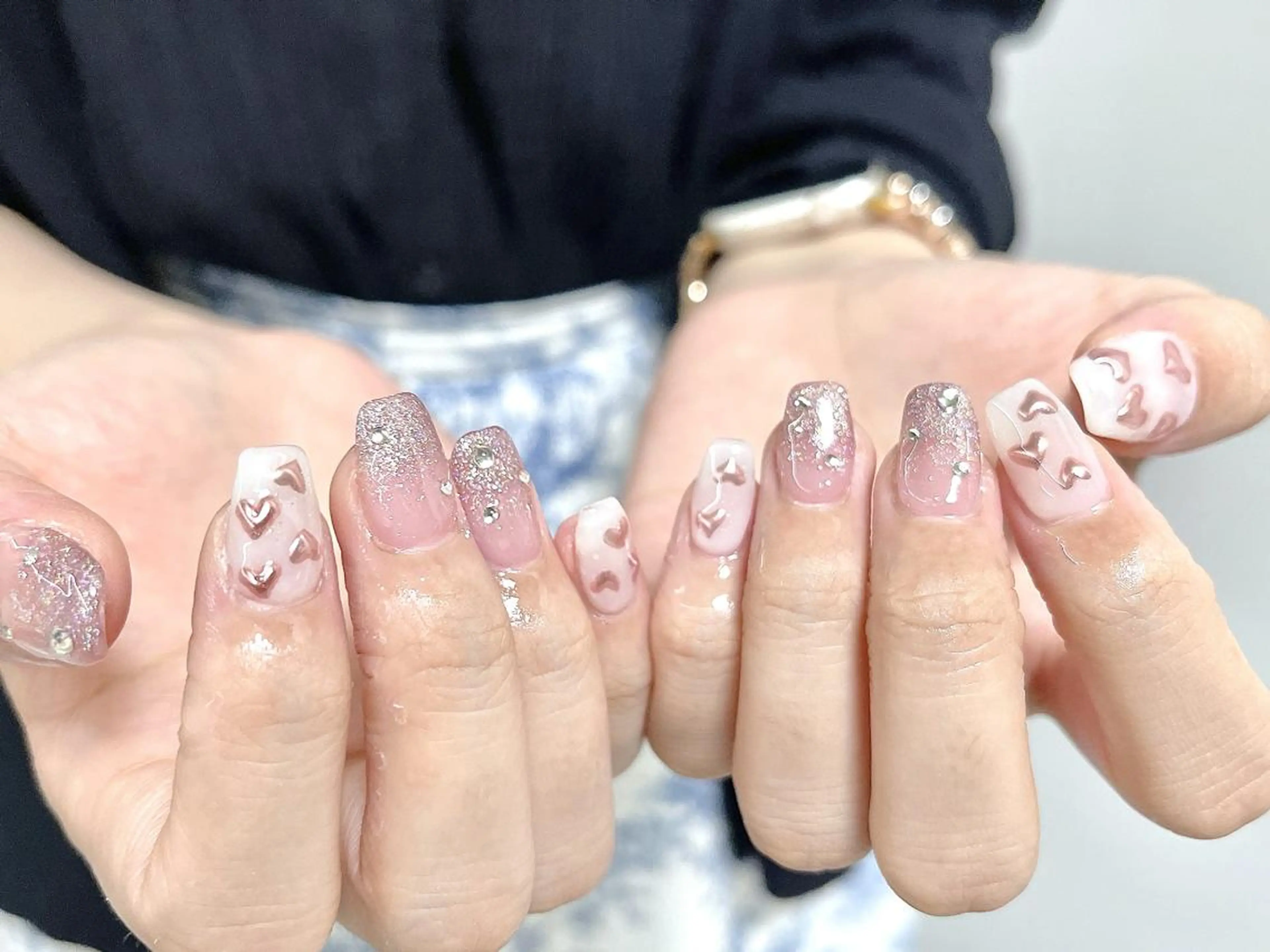 ネイル na🎀🎀na ちゅるちゅるのネイルデザイン