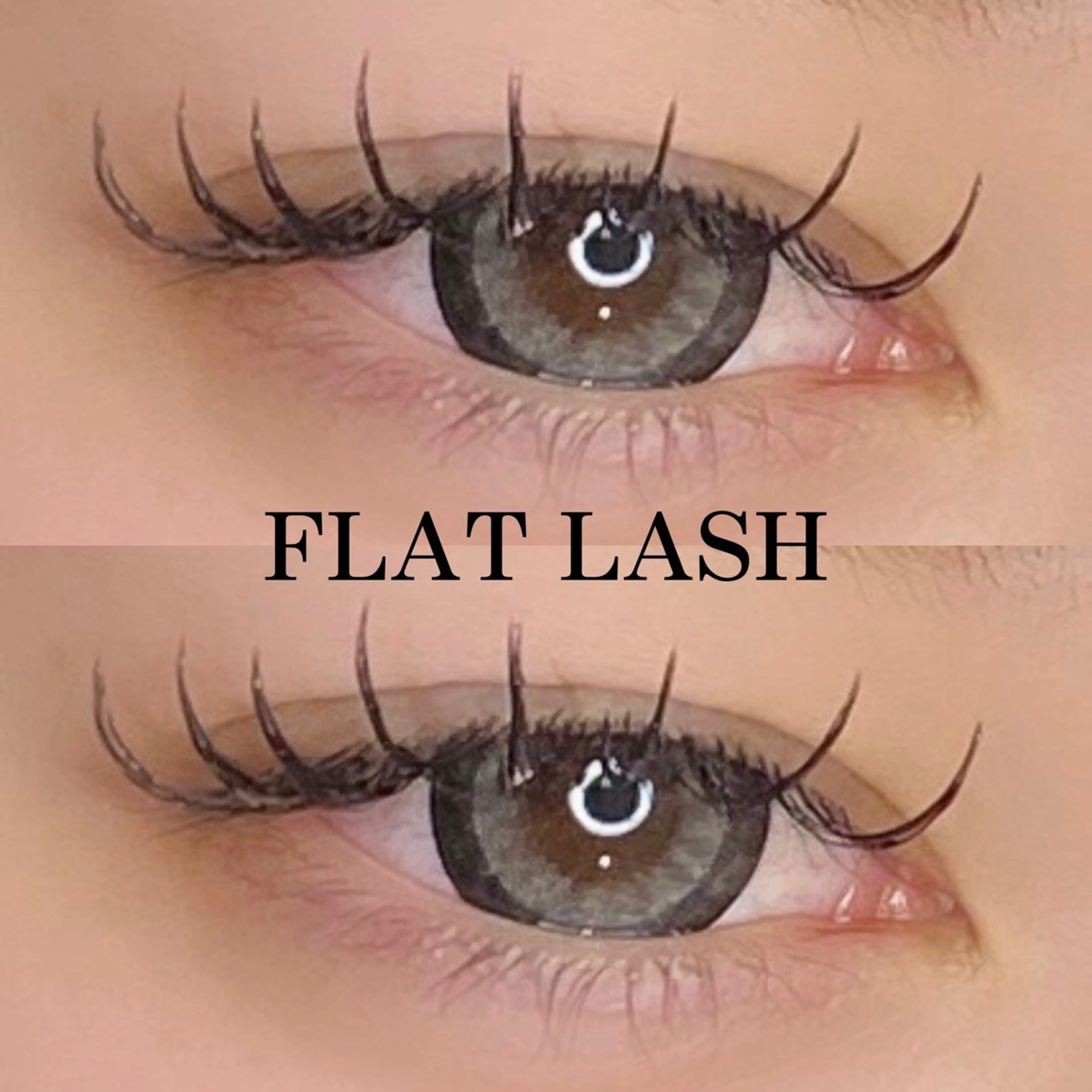 マツエク・マツパ 束感まつ毛 フラットラッシュ ナチュラル 成美SALON eye&nailのマツエク・マツパデザイン